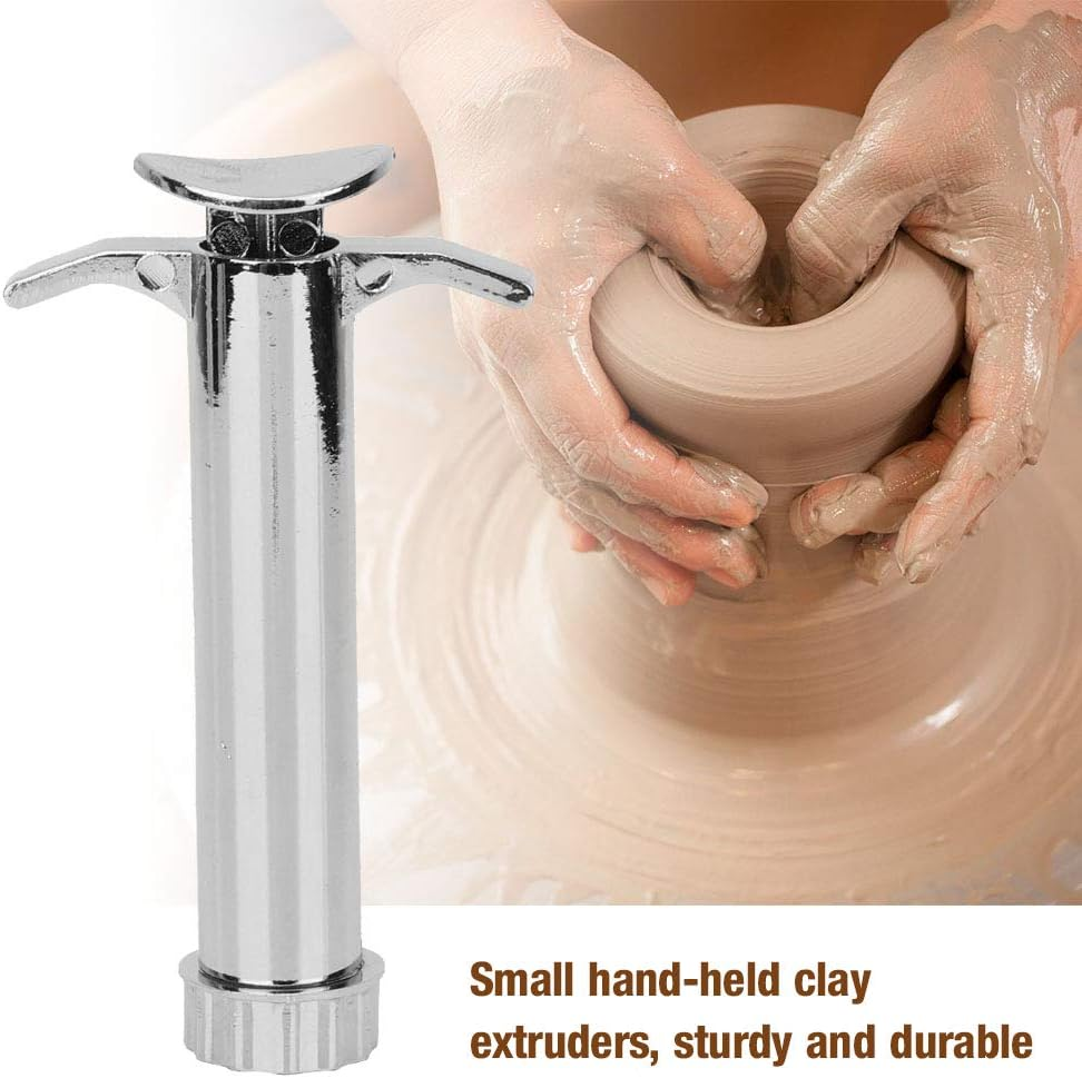 Clay Extruder Stainless Steel Sugar Paste Extruder Fondant Sculpture Craft Gun Clay Modeling Tool image number 4