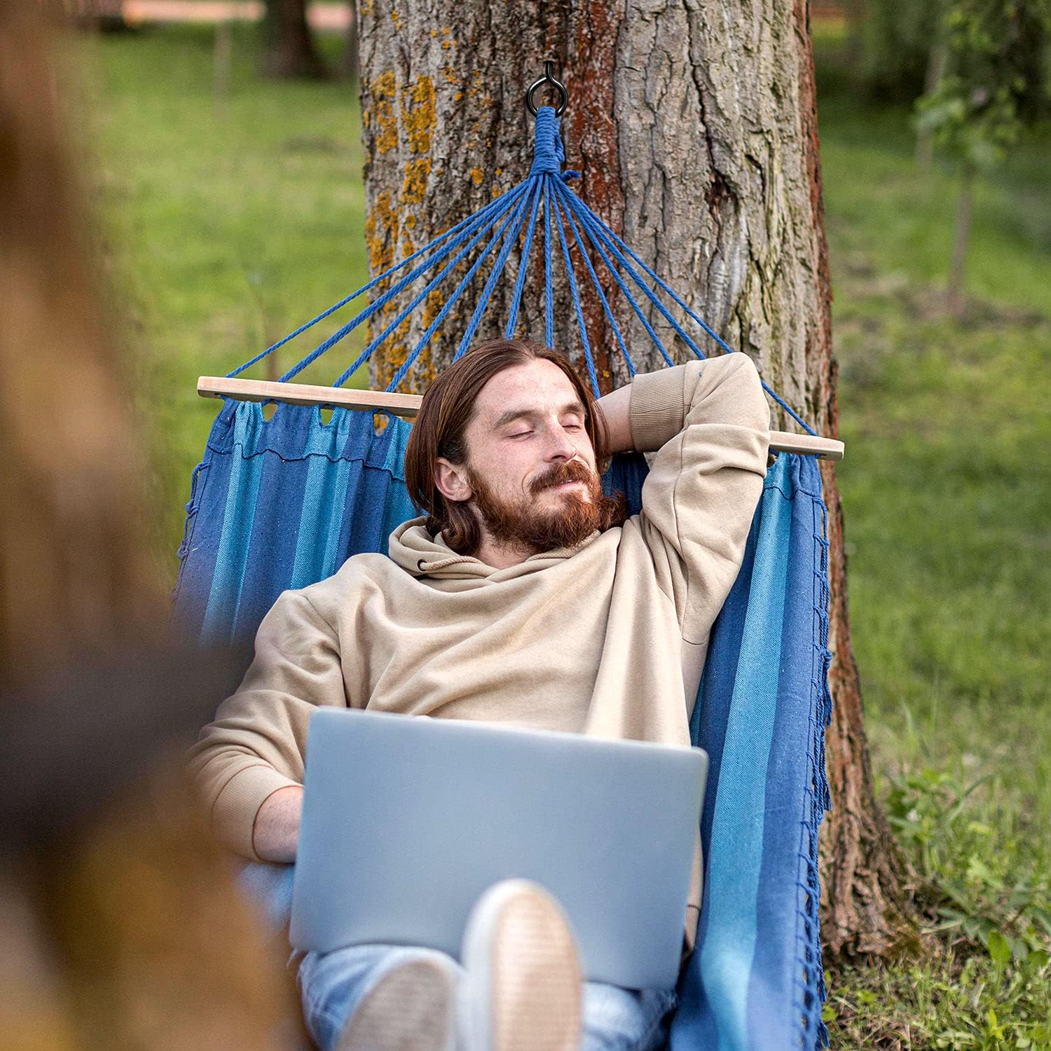 ZAUGONTW 5 Inch Screw Eye Hooks, Stainless Steel, 10 Pcs Heavy Duty Black Large Screw Eye Hooks for Hanging, Tie-Downs, Heavy-Duty Applications image number 5