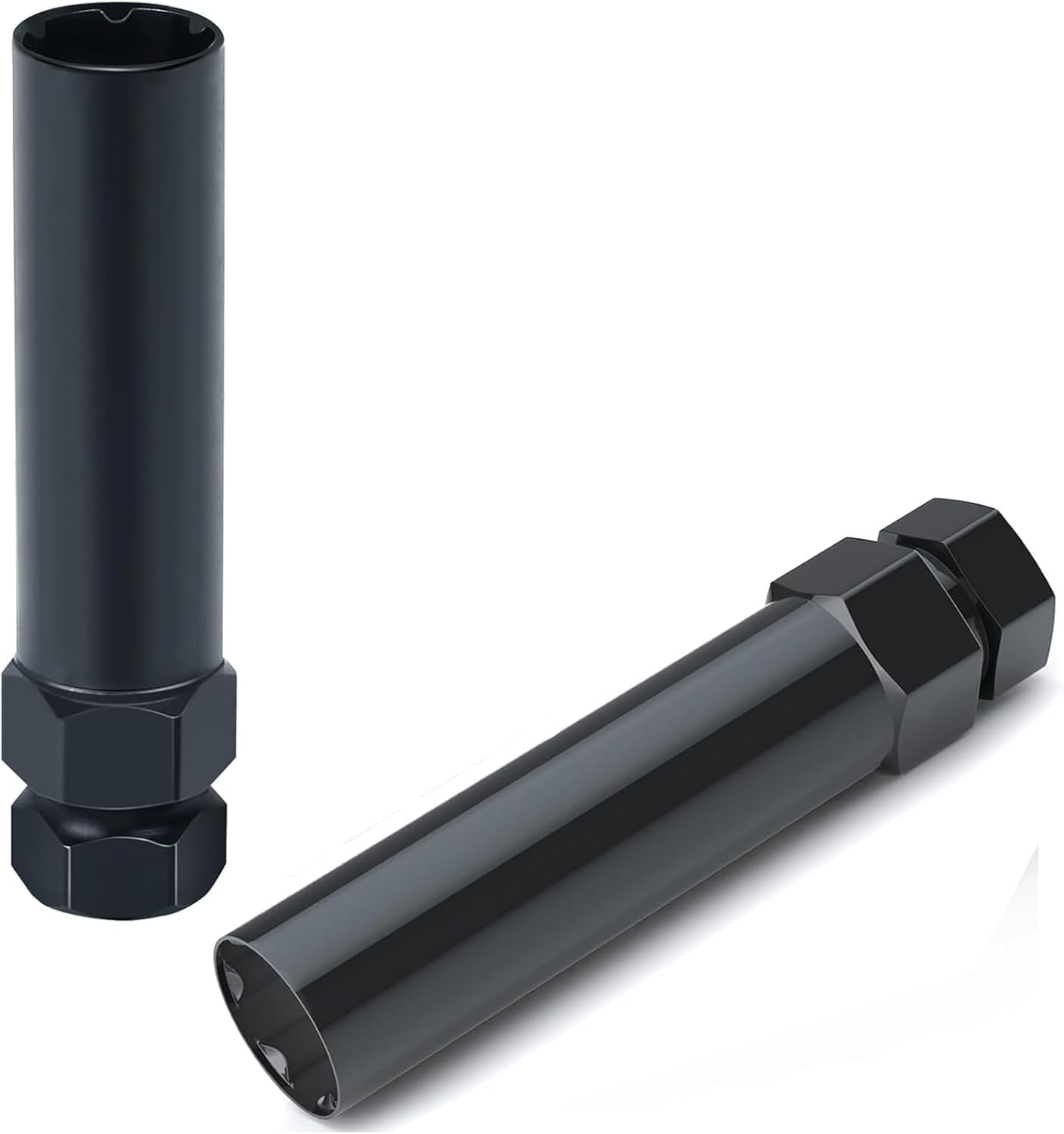 2-Piece 6 Spline & 7 Spline Tuner Socket Key Tool &ndash; Thin Wall (20.5Mm Diameter) for 17Mm & 19Mm (3/4") Hex Sockets &ndash; Wheel Lock Lug Nut Replacement for Aftermarket Wheels image number 3