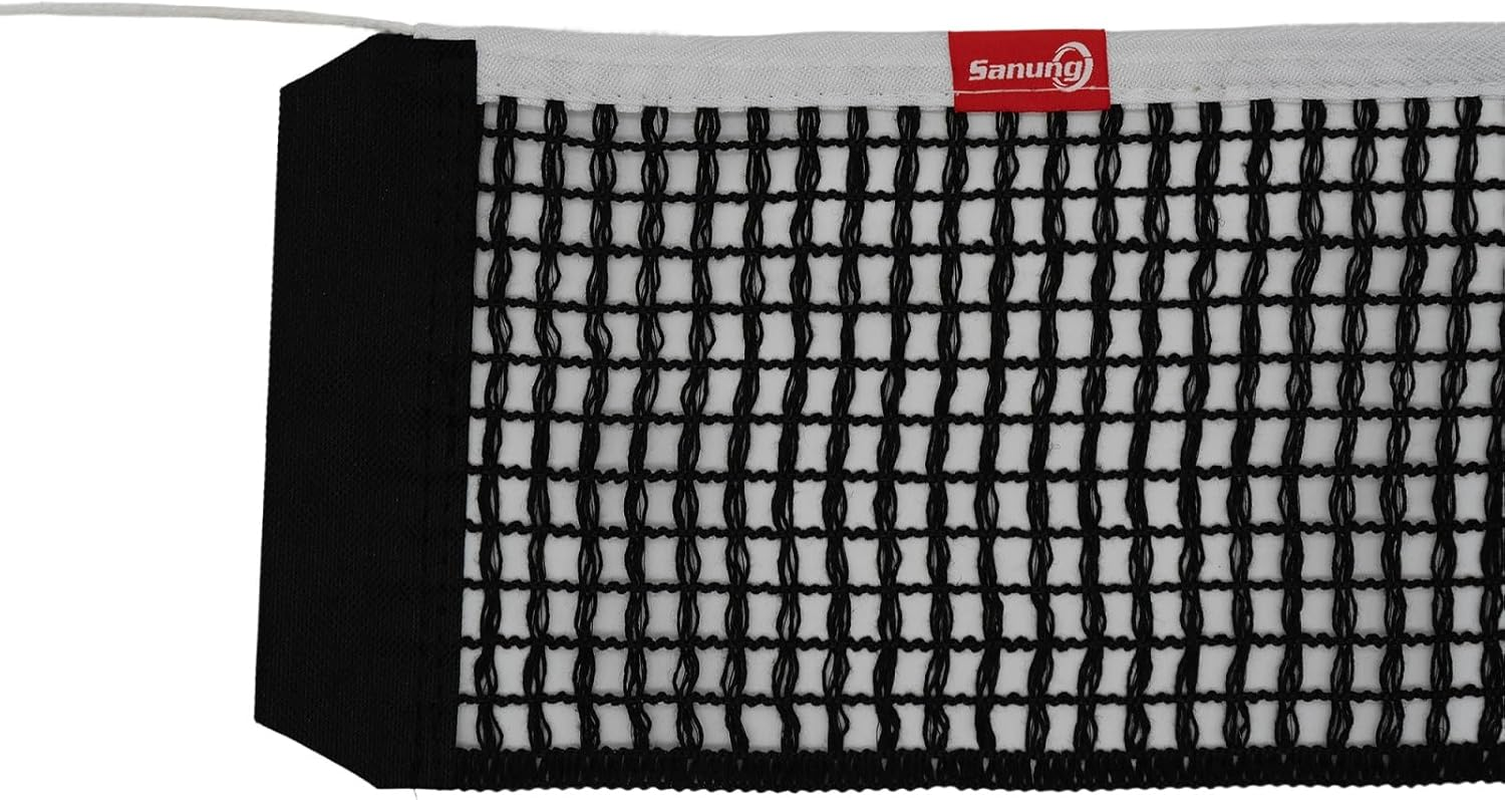 Sanung Table Tennis Net,C-Y2 Portable Ping Pong Table Thicken Replacement Net Impact Resistant for Any Standard Size Table,Black image number 5
