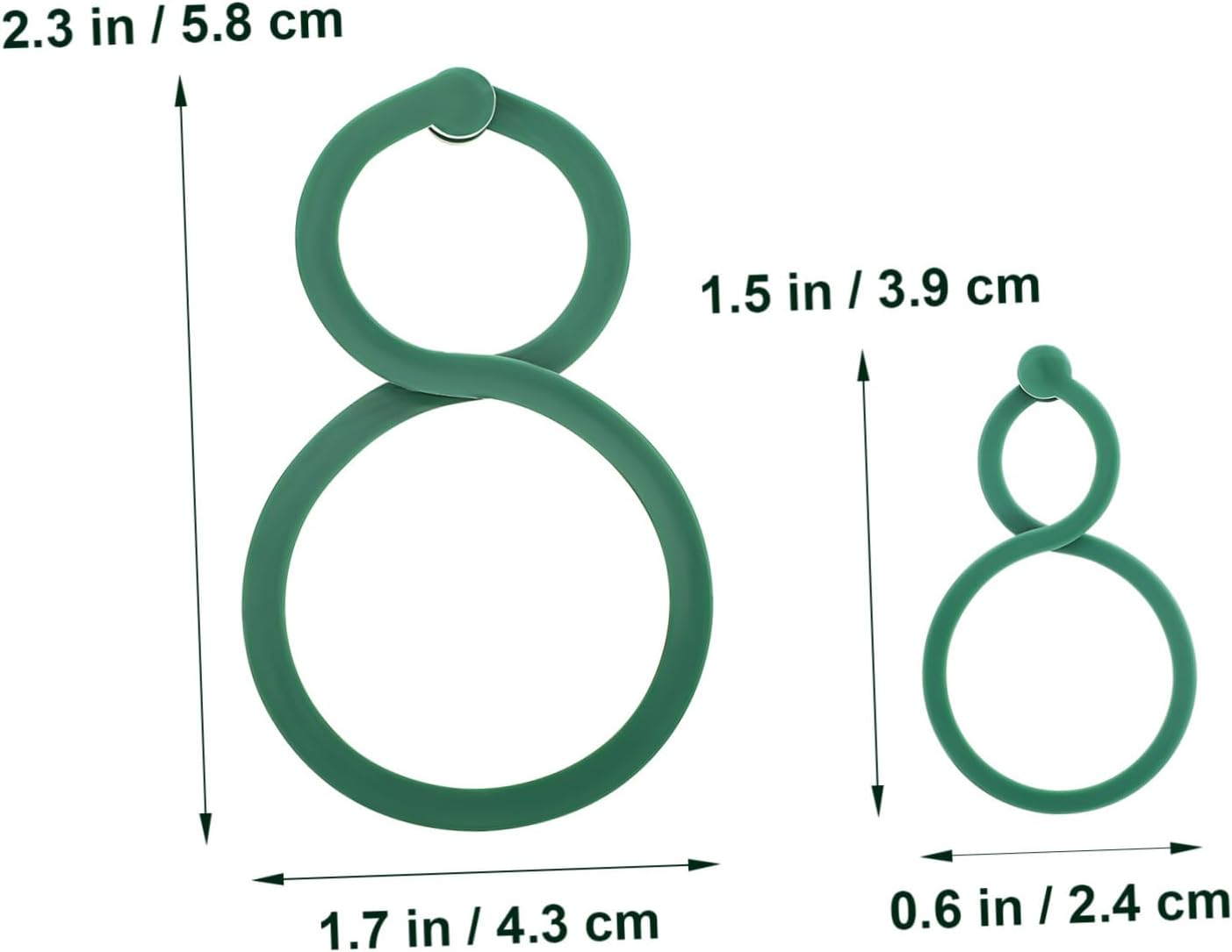 100Pcs Gardening Buckle Plant Support Clips for Indoor Outdoor Plants Stake Hanging Tree Clip Flower Vine Clamp image number 2