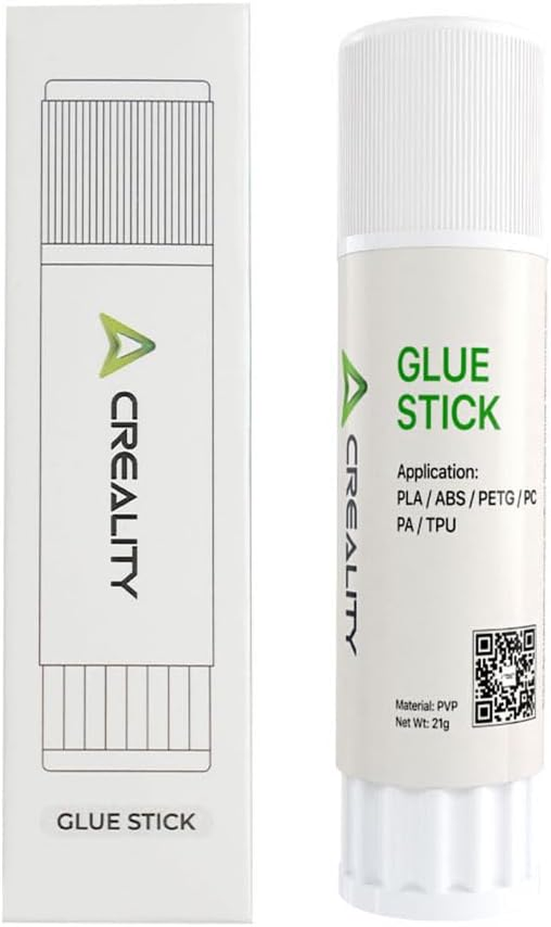 Glue Stick for 3D Printer Build Plate 21 Gram Each PVP Solid Glue Stick Hot Bed First Layer Using PLA/ABS/PETG/PC/PA/TPU Non-Toxic Easy to Stick image number 1