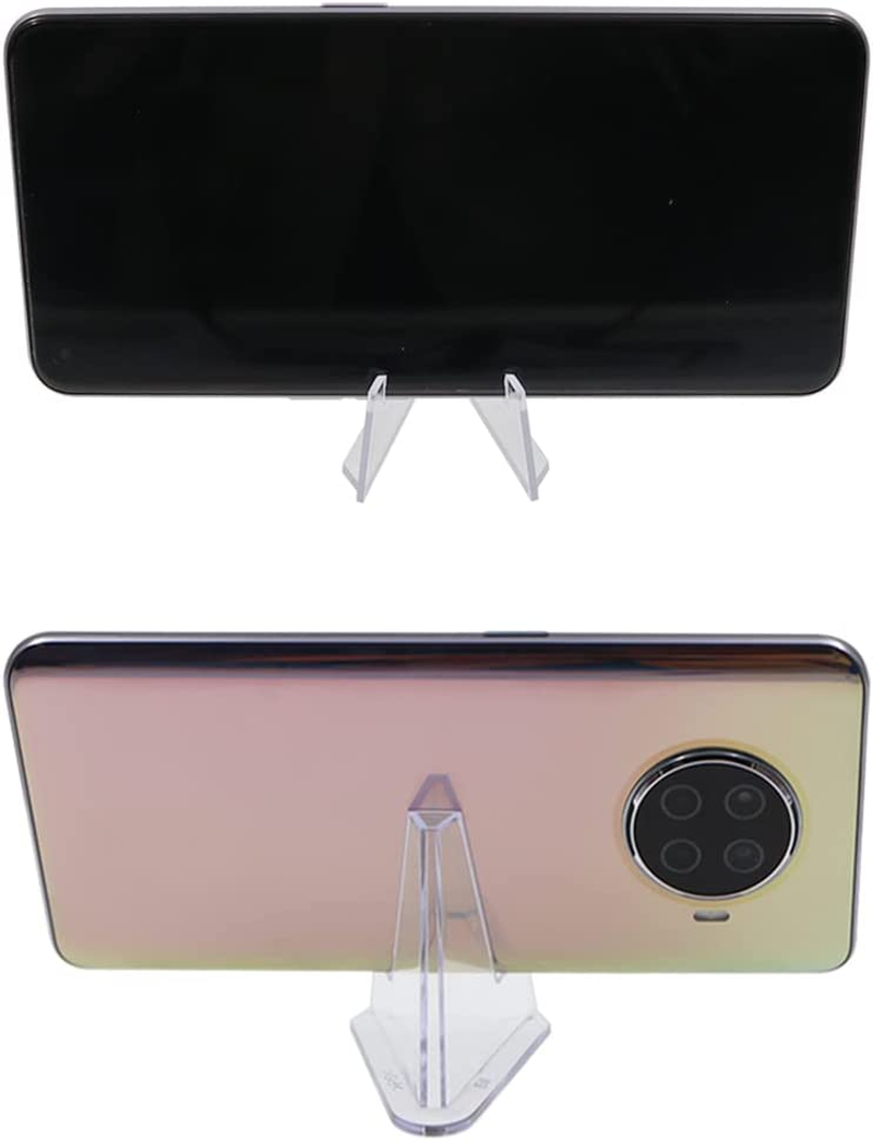 30 Mini Display Stands - Transparent Easel Holders for Coin, Medal, Card image number 1