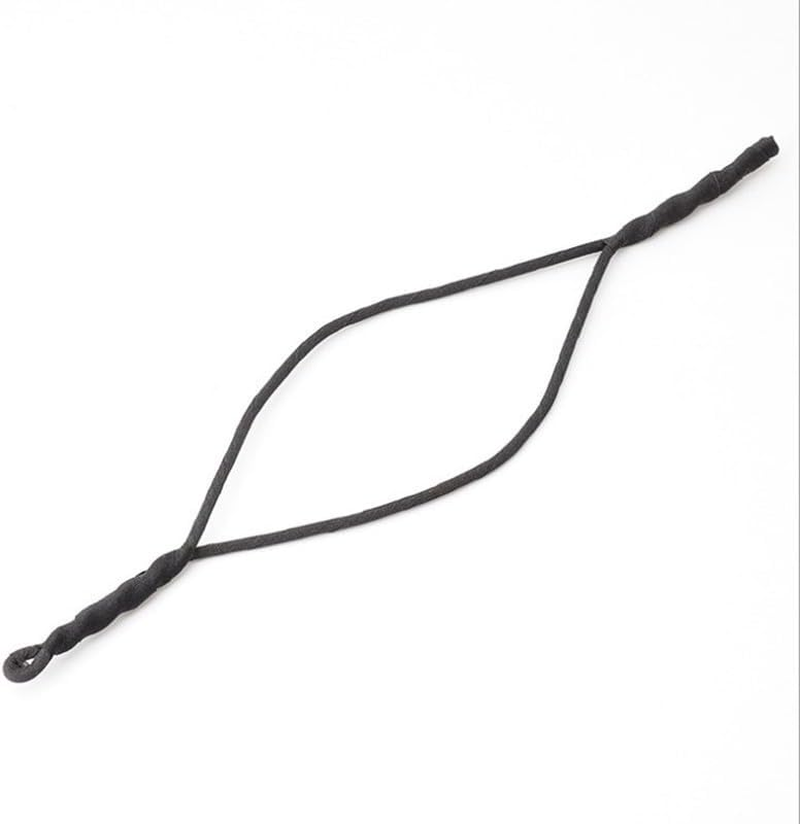 6 Pcs Simple Hair Donut Bun Maker Ponytail Bun Shaper Twist Hair Styling Tool for Women and Girls (Black, One Set)