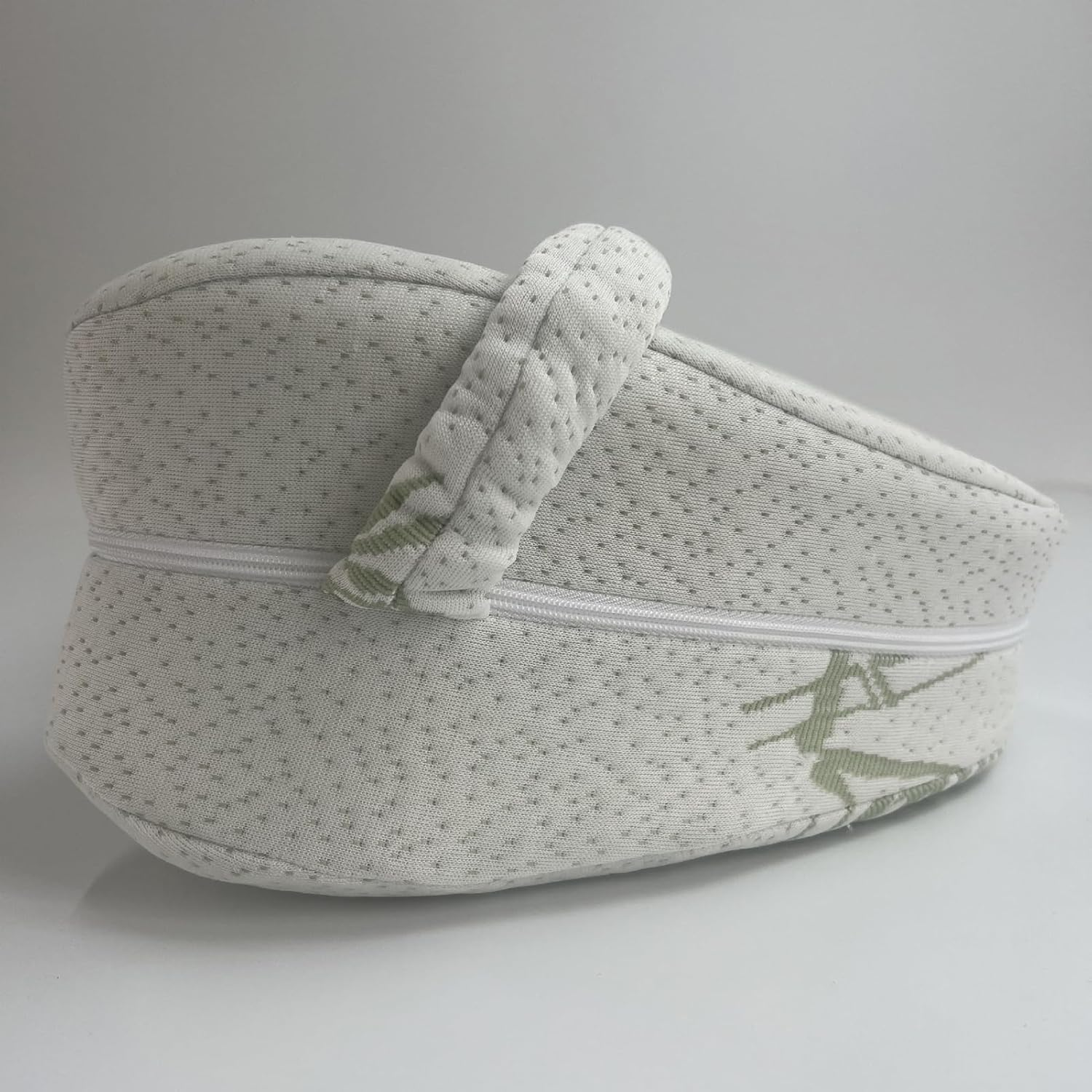 Bamboo Fiber Shaped Memory Foam Leg Pillow for Home Use, Dormitory, Pregnant Women - Leg Pillow with Memory Foam Core to Improve Leg Shape, Knee Pillow for Side Sleepers image number 1