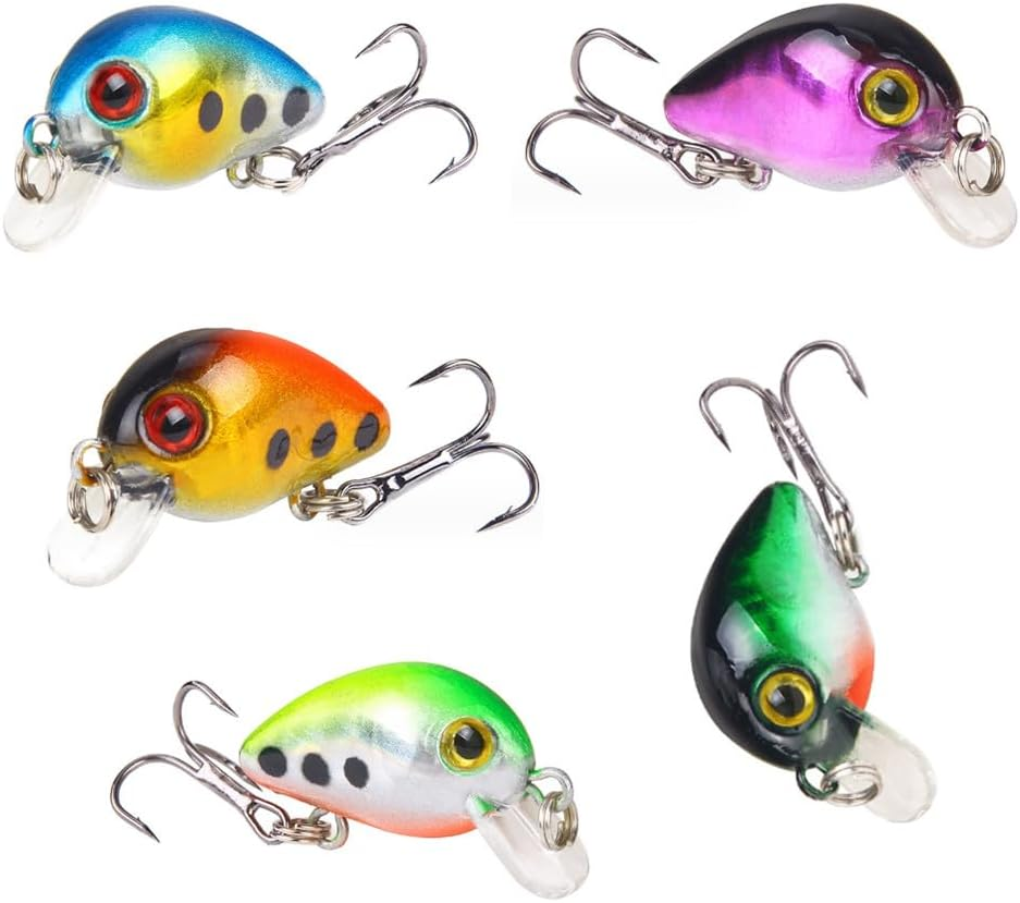 10 PCS Special Spinner Spoon Vibrating Jigging Fishing Lures, Mini Artificial Hard Baits for Trout Bass Freshwater Saltwater Fishing Tackle Gear image number 3