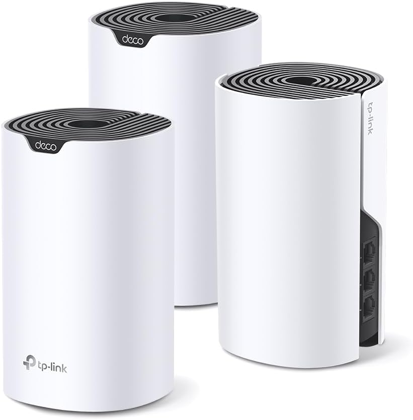 Tp-Link Deco AC1900 Whole Home Mesh Wi-Fi System, Connect 100+ Devices, Seamless Roaming, Full Gigabit Ports, MU-MIMO, Parental Controls, Easy Setup, Compatible with Starlink (Deco S7(3-Pack)) image number 4