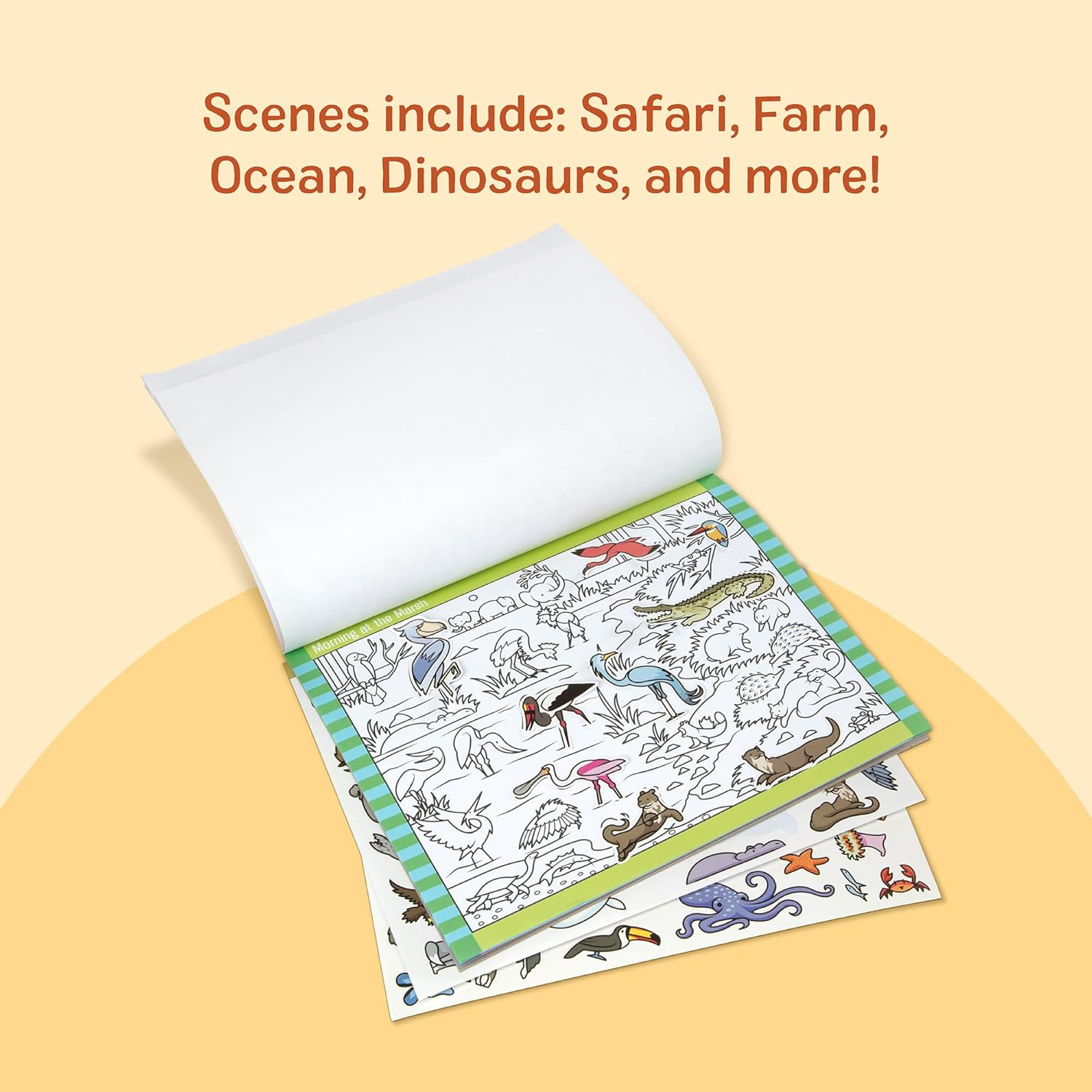 Melissa and Doug - Seek & Find Sticker Pad - Animals image number 1