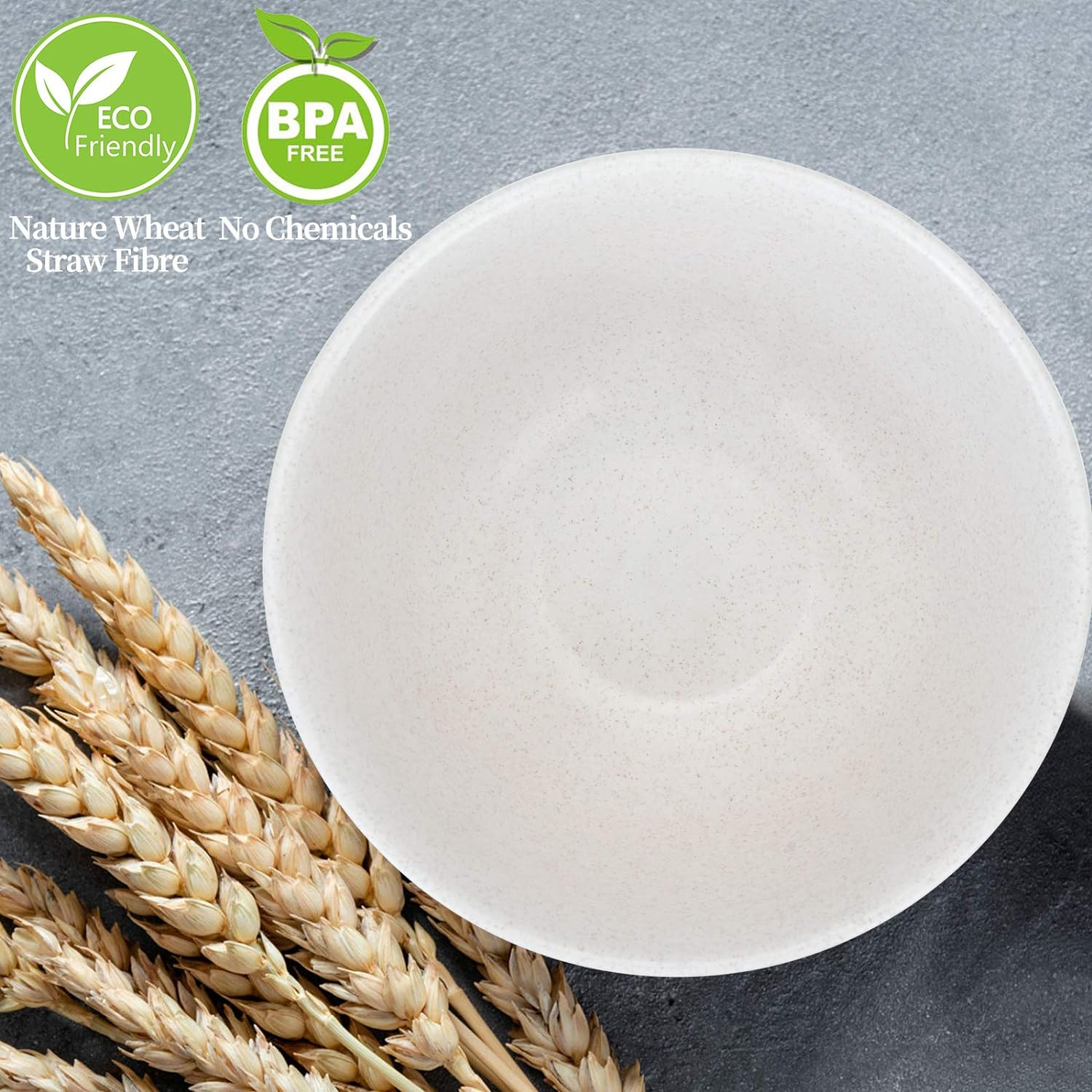 Unbreakable Cereal Bowls 30OZ Set 8 Microwave and Dishwasher Safe BPA Free E-Co Friendly Deep Soup Bowl for Cereal, Salad, Soup, Rice image number 4