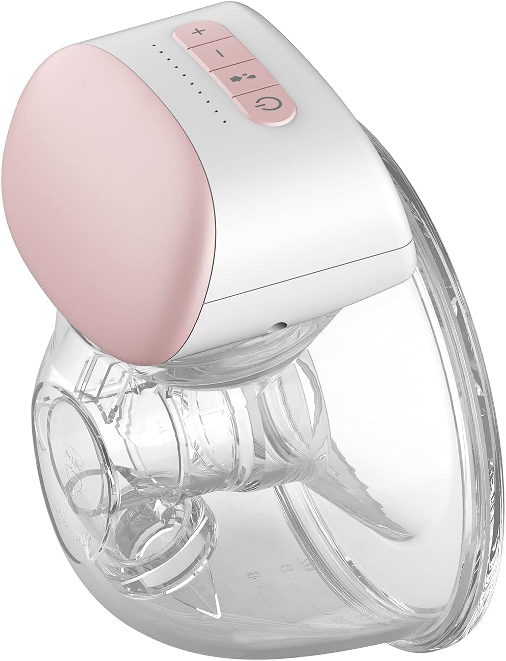 Eacam Wearable Breast Pump Hands Free Electric Single Portable Wearable Breast Cup 8Oz/ 240Ml Bpa-Free 3 Modes 10 Suction Levels Comfort Breastfeeding Milk Collector with 24Mm Flange
