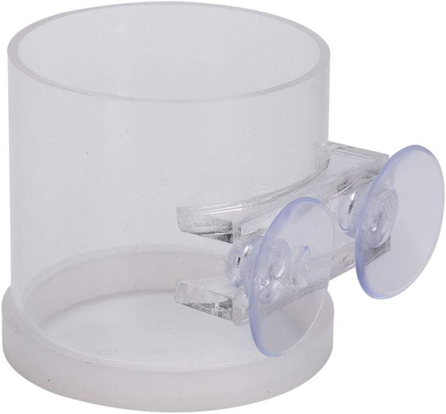 01 Fishing Feeder, Acrylic Automatic Fish Feeder with Suction Cup for Pond Fish Aquarium image number 4