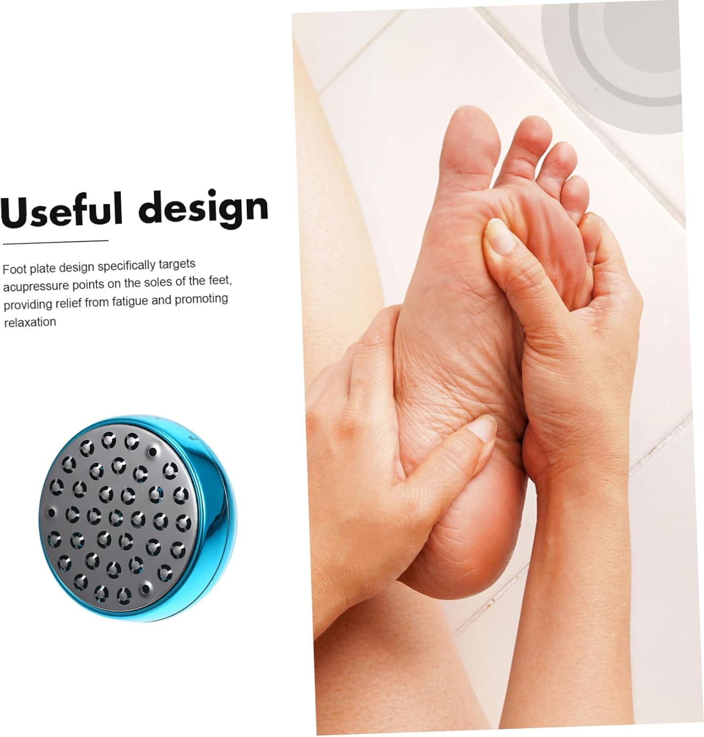 Portable Foot Scrubber Feet Callus Remover for Dead Skin Raw Edge Callus Remover image number 1