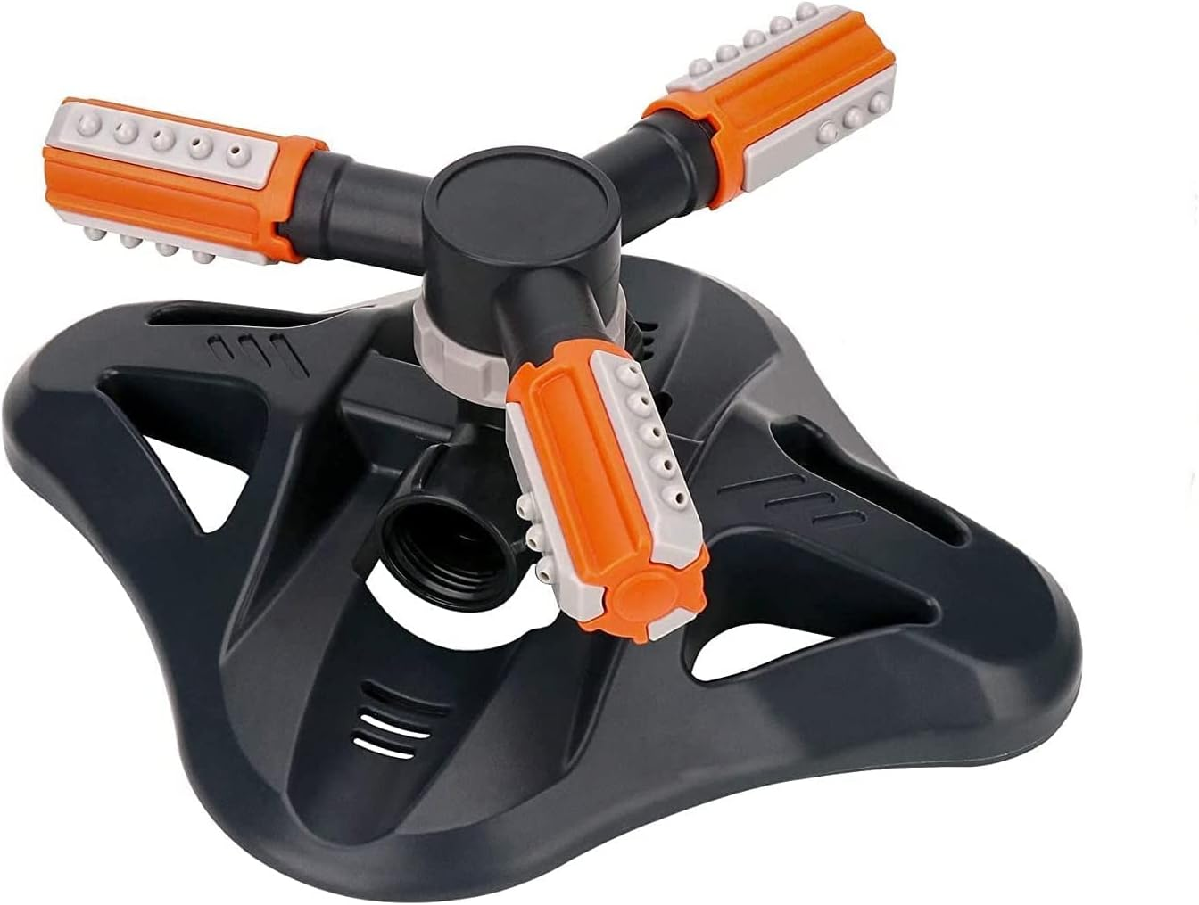 Garden Sprinkler 360 Rotating Adjustable Water Spray Range Suitable for Large Areas of Lawn Automatic Lawn Sprinkler 3 Arm Rotating Sprinkler System Sprinklers Lawn/Garden/Yard Area Sprinkler That Eas