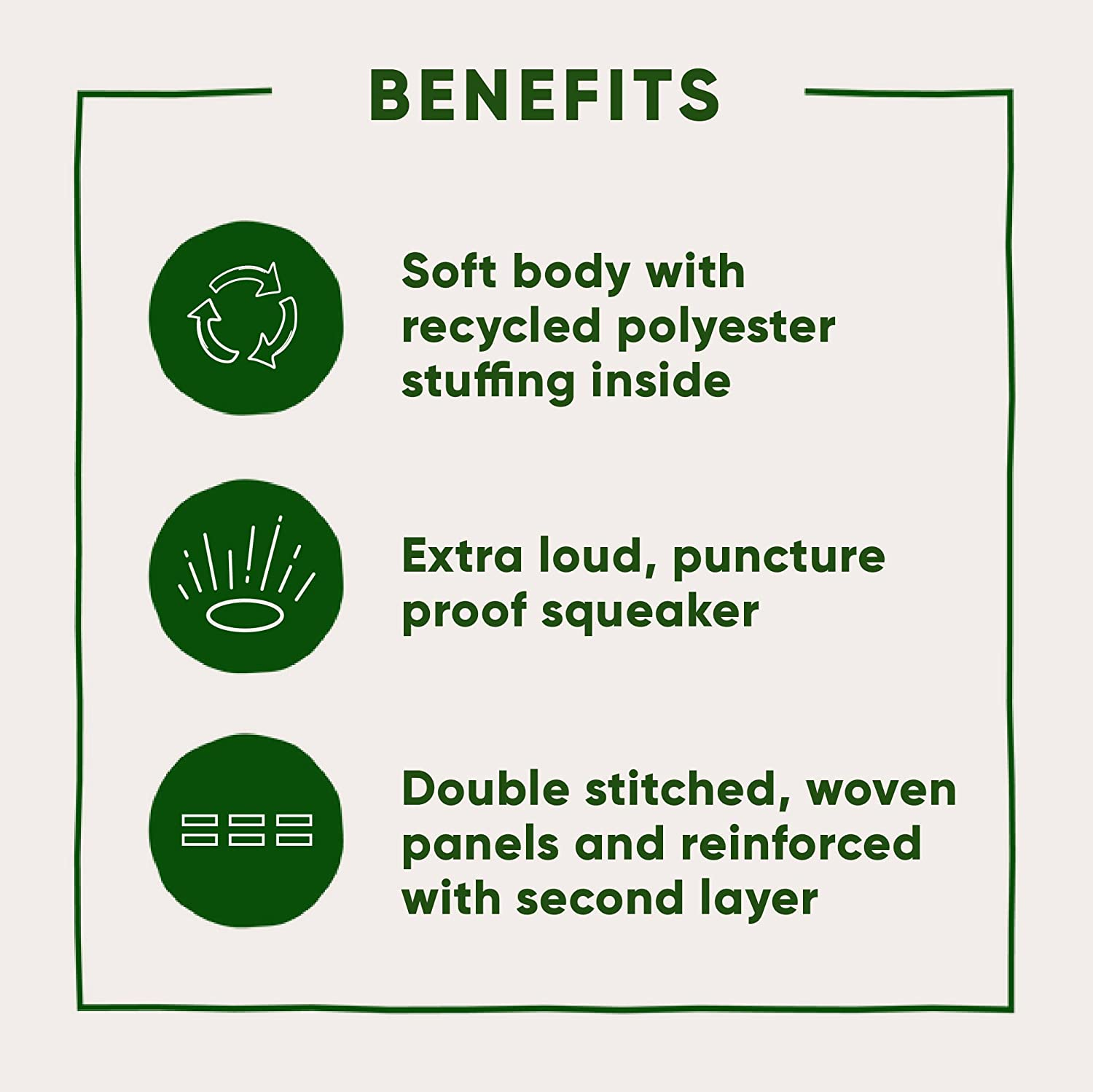 Beco Recycled Rough and Tough Frog Dog Toy, Small image number 6