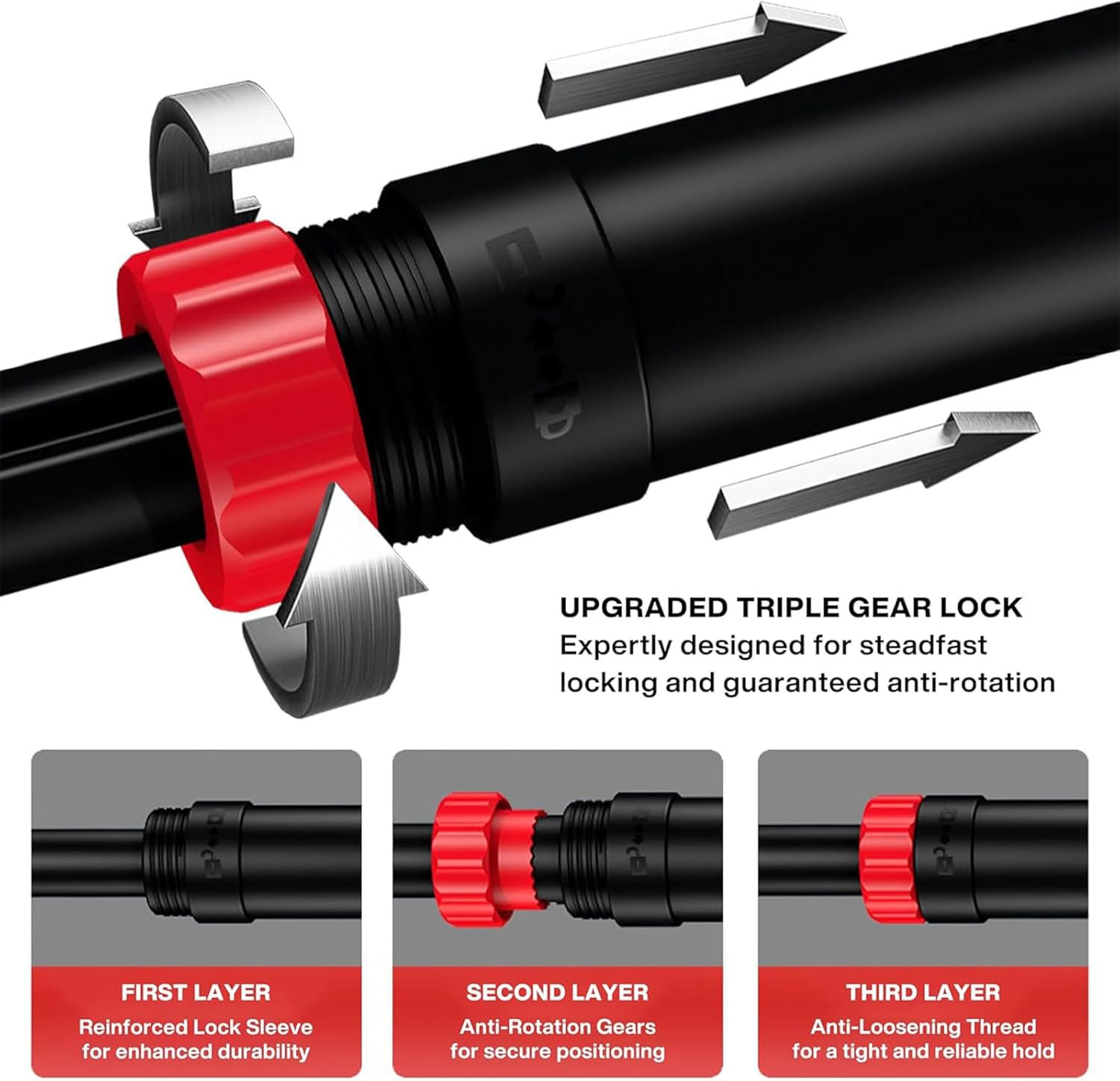 Pull up Bar Doorway,Chin up Bar Door Frame with Fixing Bracket,Adjustable Width Upper Body Workout Bar No Screw Wall Mounted Trainer Exercise Equipment for Home Fitness Sports image number 2