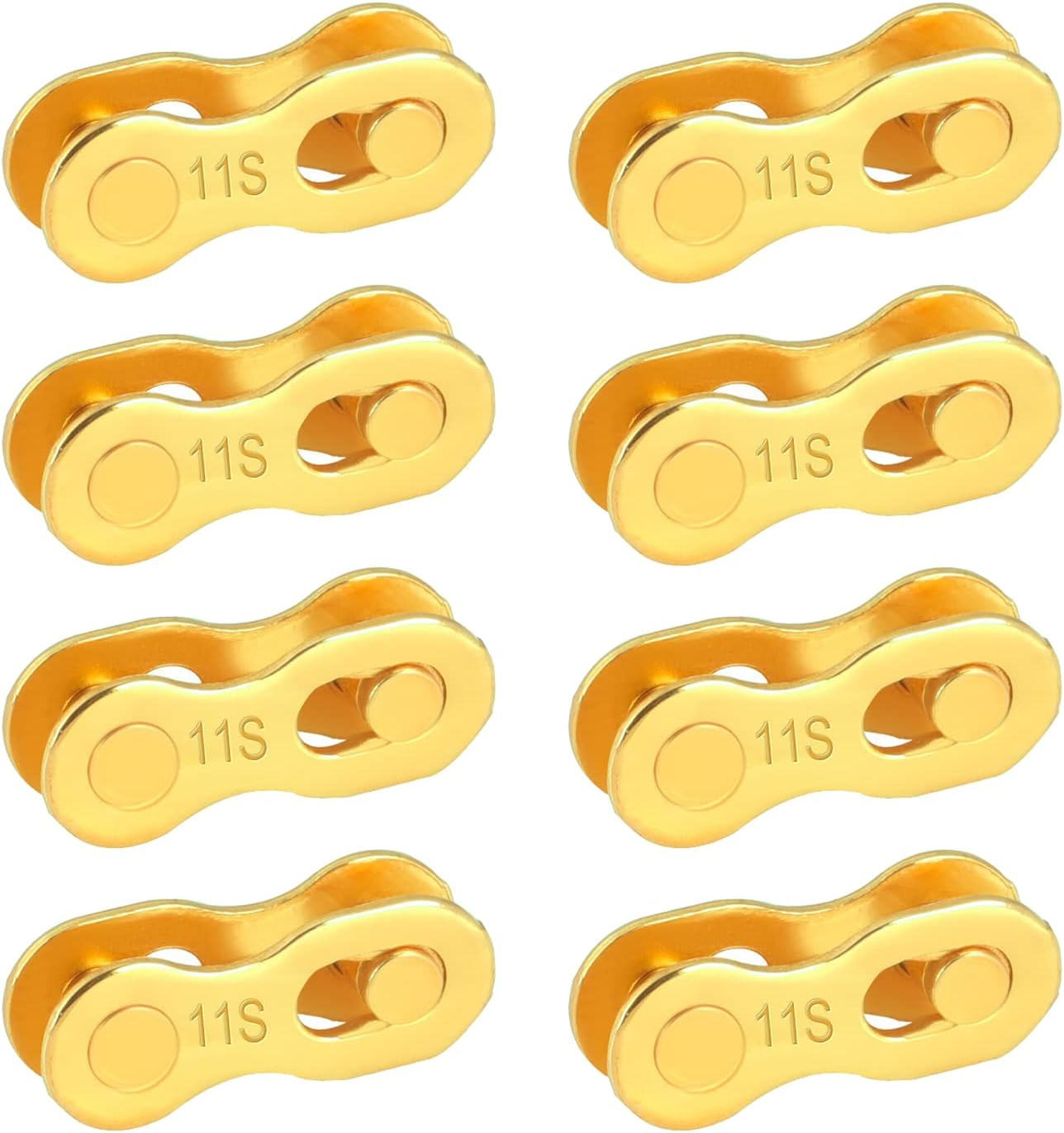 8 Pairs Bicycle Missing Link, 6/7/8/9/10/11/12 Speed Bike Chain Connector Lock Set, MTB Road Bicycle Connector for Quick Master Link Joint Chain Pin (11 Speed) image number 6