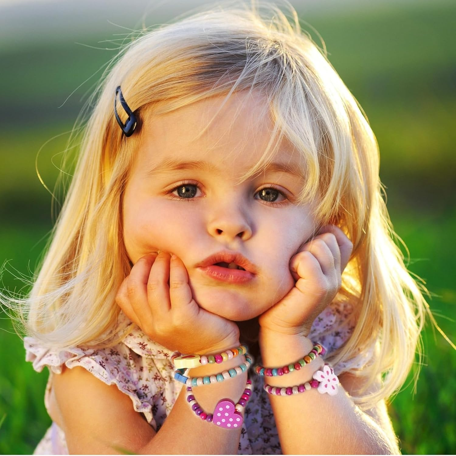 Pack of 24 Children'S Friendship Bracelets, Bracelet for Girls, Children'S Bracelet, Colourful Friendship Bracelets for Children, Perfect Gift for Girls, L, NO, No image number 6