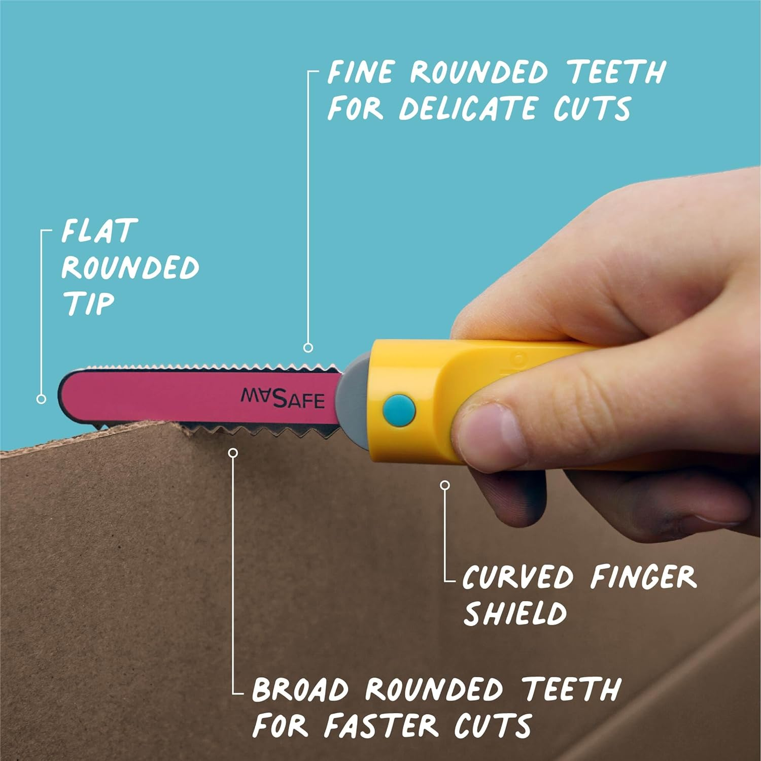 Makedo Explore | Upcycled Cardboard Construction Tool Kit in Small Toolbox (50 Pieces) | STEM + STEAM Educational Toys for at Home Play + Classroom Learning | Reusable Tools for Boys and Girls Age 5+ image number 4