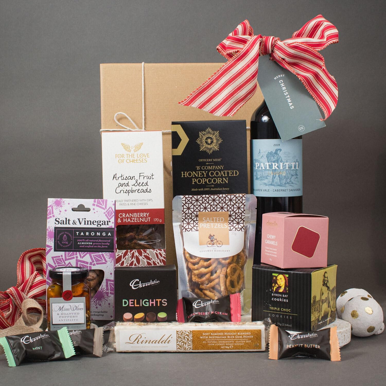 Gourmet Christmas with Red Wine Hamper
