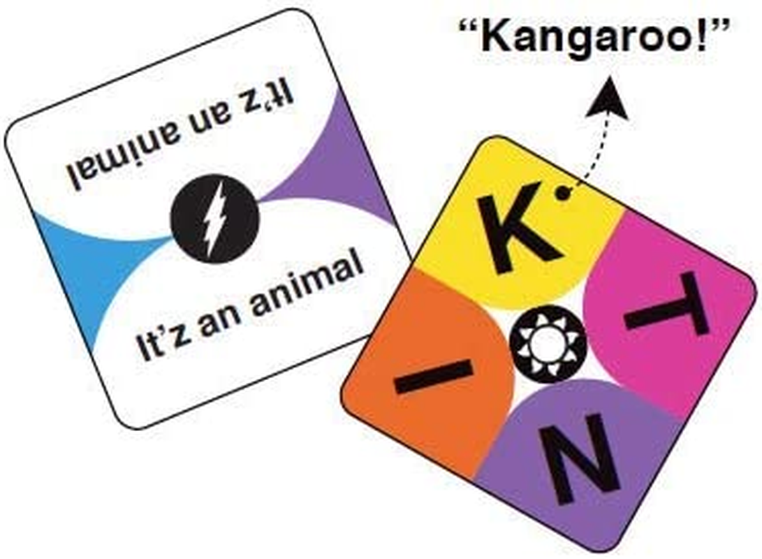 TENZI Itzi-Fast, Fun Creative Word Game-Be the First to Match Your Letter to the Card-Family Party Game for Ages 8+,Multicolor image number 4