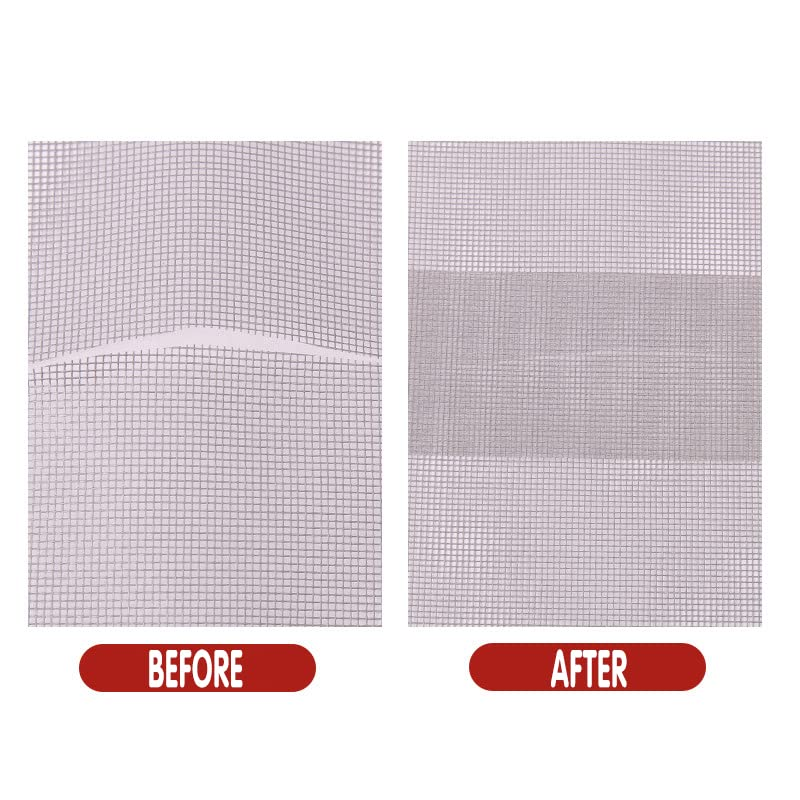 AIMALL 2M Window Screen Repair Tape Window Door Repair Tape Fly Screen Insect Repellent Repair Extra Strong Adhesive Fiberglass Mesh Tape - Black image number 4