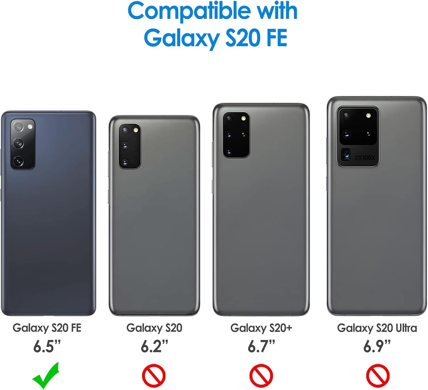 Jetech Slim Fit Case for Samsung Galaxy S20 FE 5G 6.5-Inch, Thin Phone Cover with Shock-Absorption and Carbon Fiber Design (Blue) image number 2