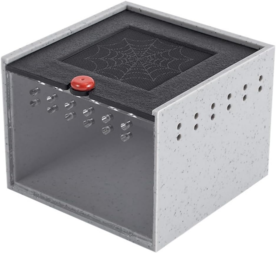 AIMALL Acrylic Reptile Climbing Pet Enclosure, Transparent Spider and Lizard Breeding Terrarium, Lightweight and Durable Design