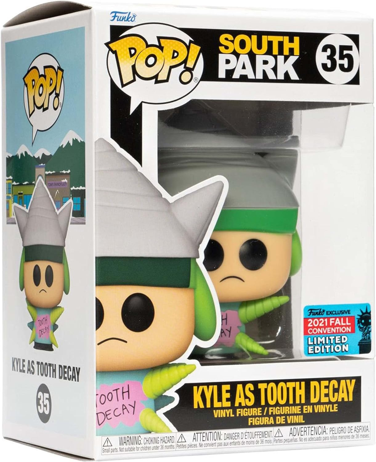 Funko Pop! South Park - Kyle as Tooth Decay NY21 Vinyl Figure, 10 Cm Height image number 6