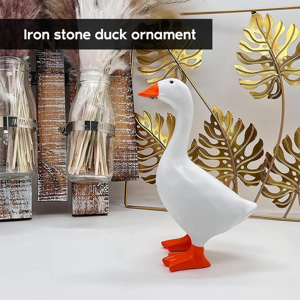 Magnetic Goose Statue Key Holder,Entrance Home Decor,Cute Homes Decor for Kawaii Room Office Table Desk Decors image number 6