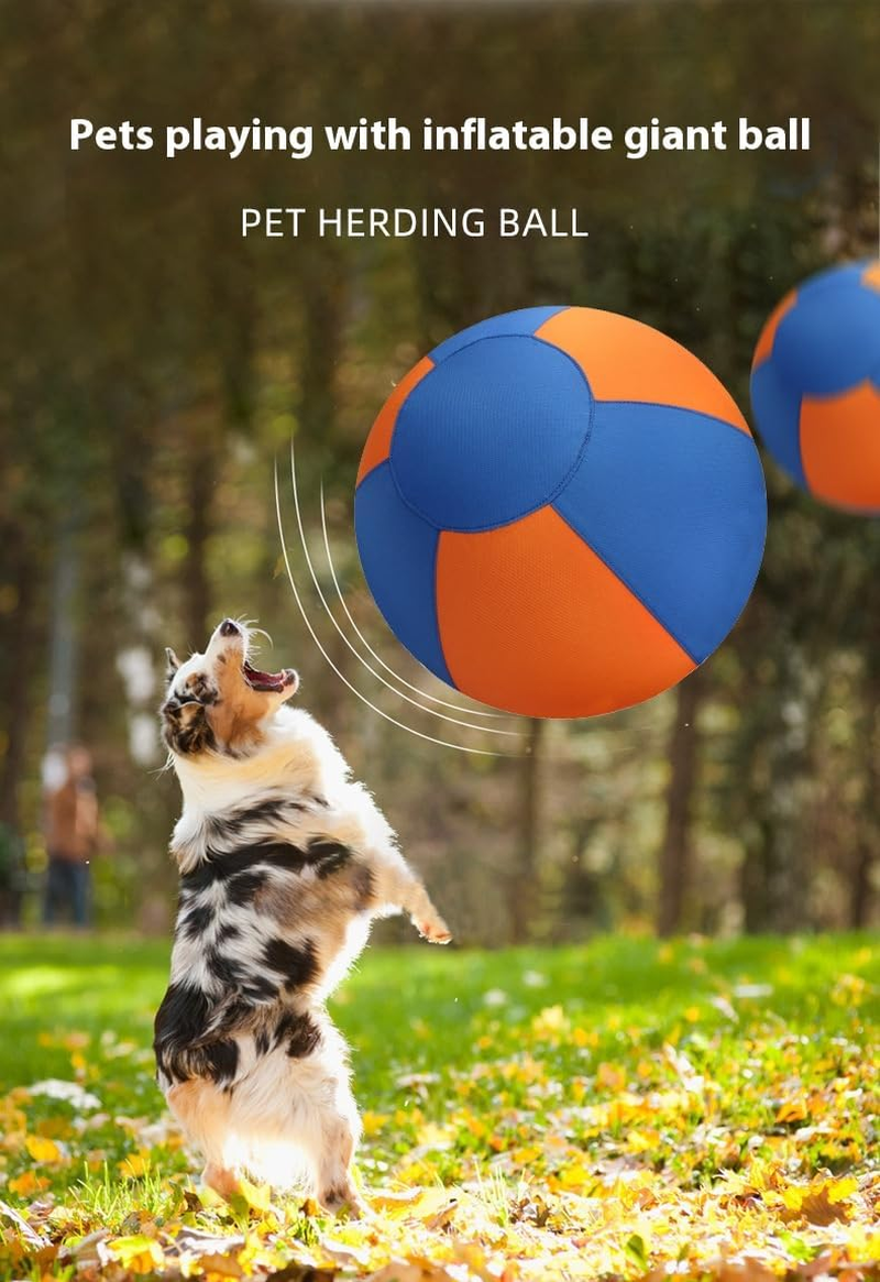 Herding Ball for Dogs, 45Cm Dog Herding Ball, Dog Agility Equipment, for Australian and German Shepherd Collie, Dog Toys for Christmas, Birthday Gifts image number 2