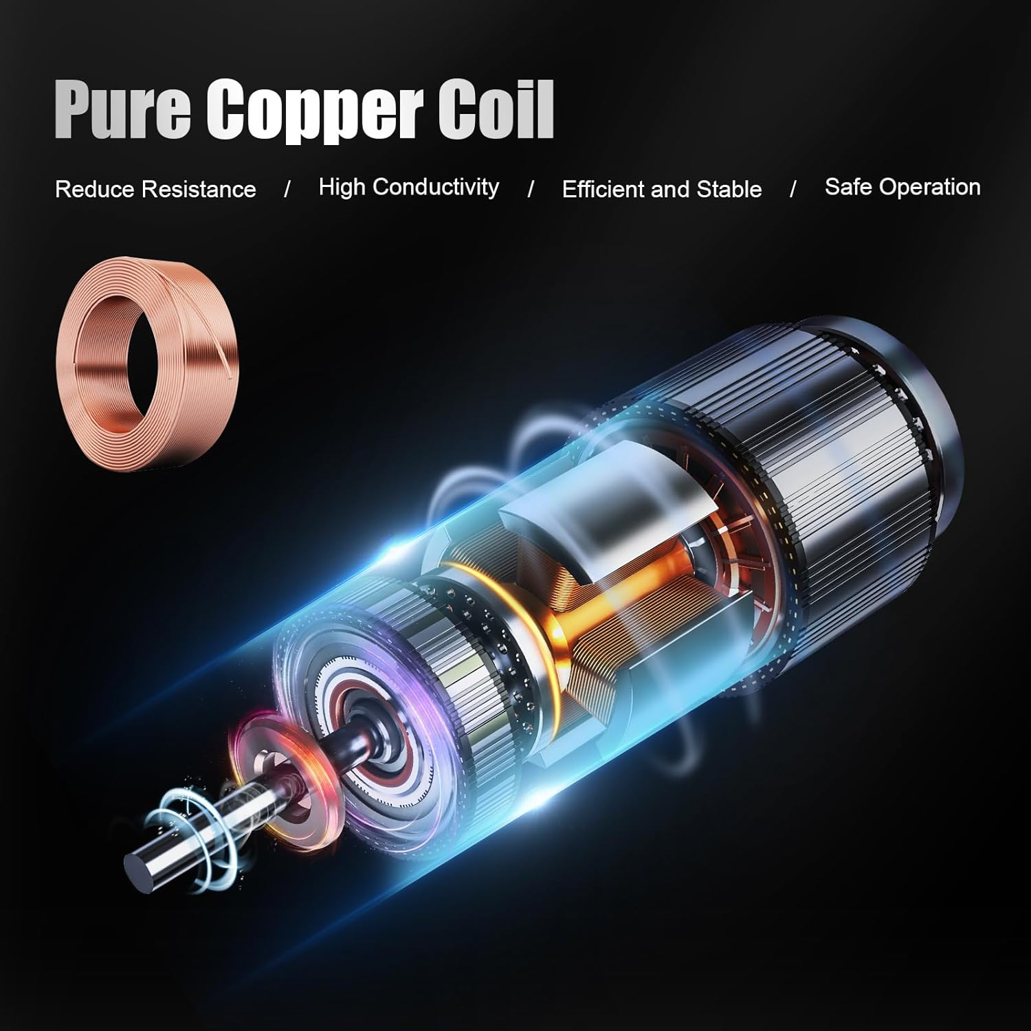 Starter Motor 21163-1266 Compatible with Kawasaki Bayou 220 1988-2002, Bayou 250 2003-2011, Replace# 0454952 0453478 image number 2