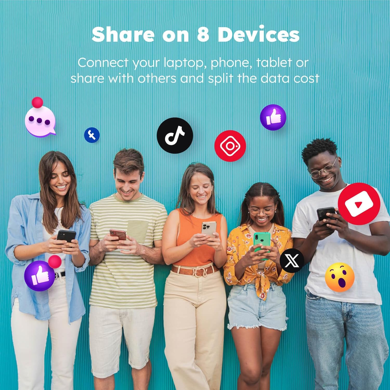 4G Mobile Hotspot Device for Travel (UPP Blue) image number 2