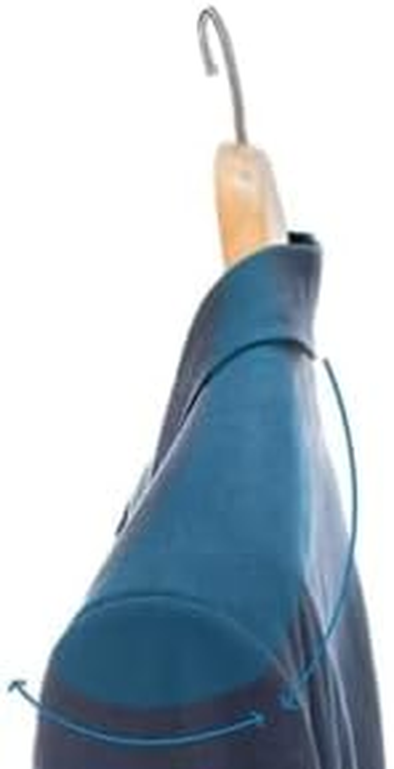 Wide Shoulder Wooden Hangers, 6 Pcs 100% Solid Wooden Extra-Wide Clothing Hanger with Non Slip Pants Bar, Wood Coat Suit Hangers Heavy Coats, Sweater, Skirt, Suit, Pants (Walnut) image number 2