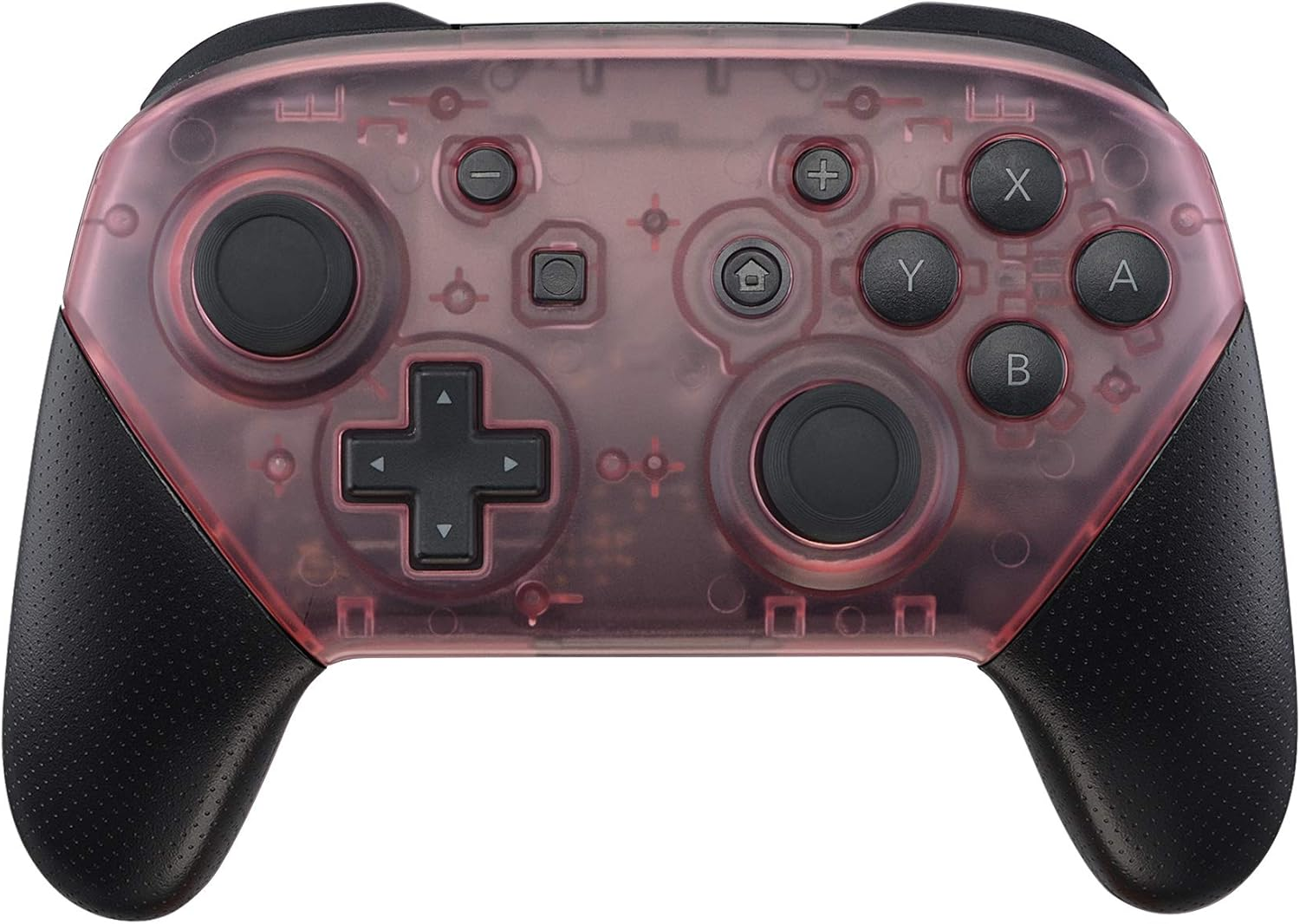 Extremerate Cherry Pink Faceplate and Backplate for Nintendo Switch Pro Controller, DIY Replacement Shell Housing Case for Nintendo Switch Pro - Controller NOT Included image number 6