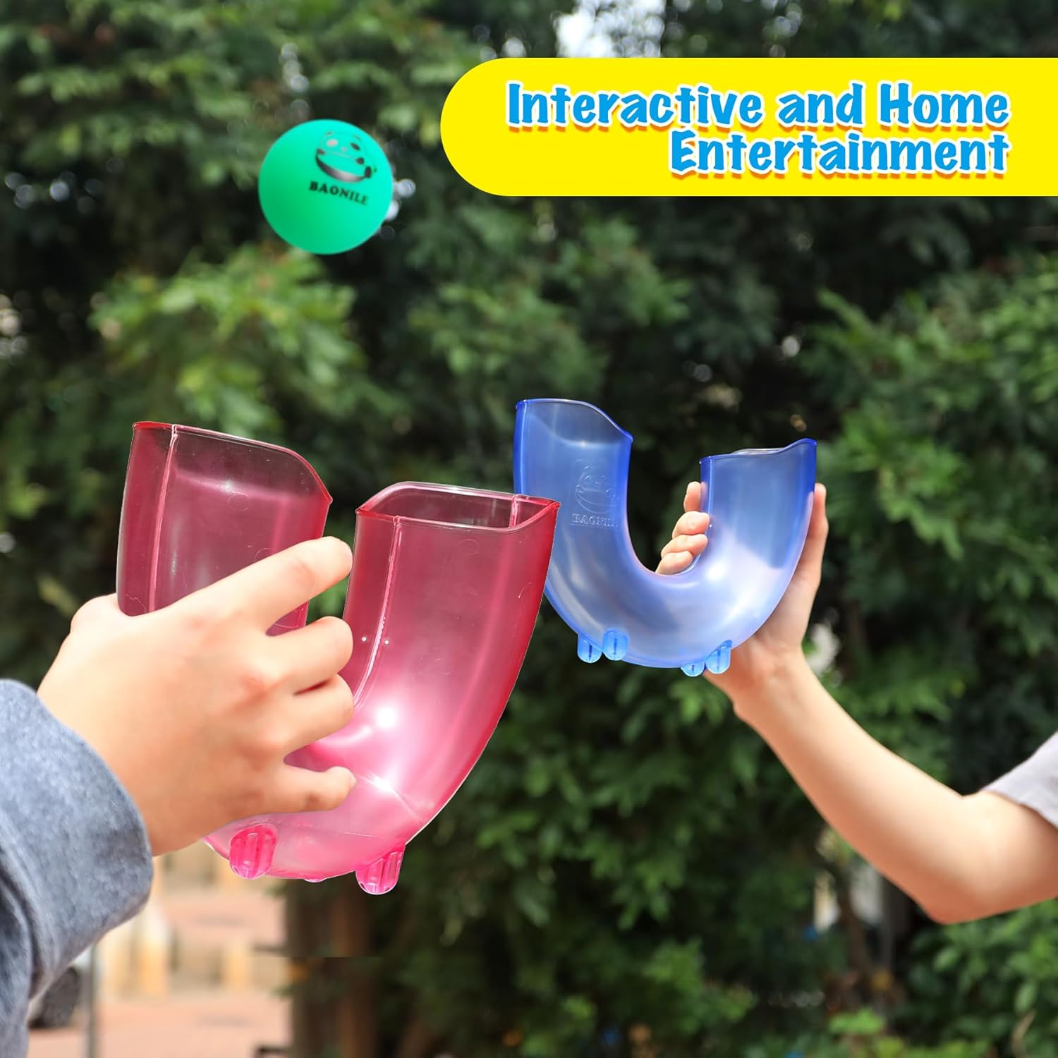 Skill Games with 3 Balls Toys for Girls Boys Kids Teens Adults Indoor Outdoor Game Develops Motor and Juggling Skills Gift Ideas for Fun Stuff Party (Blue) image number 3