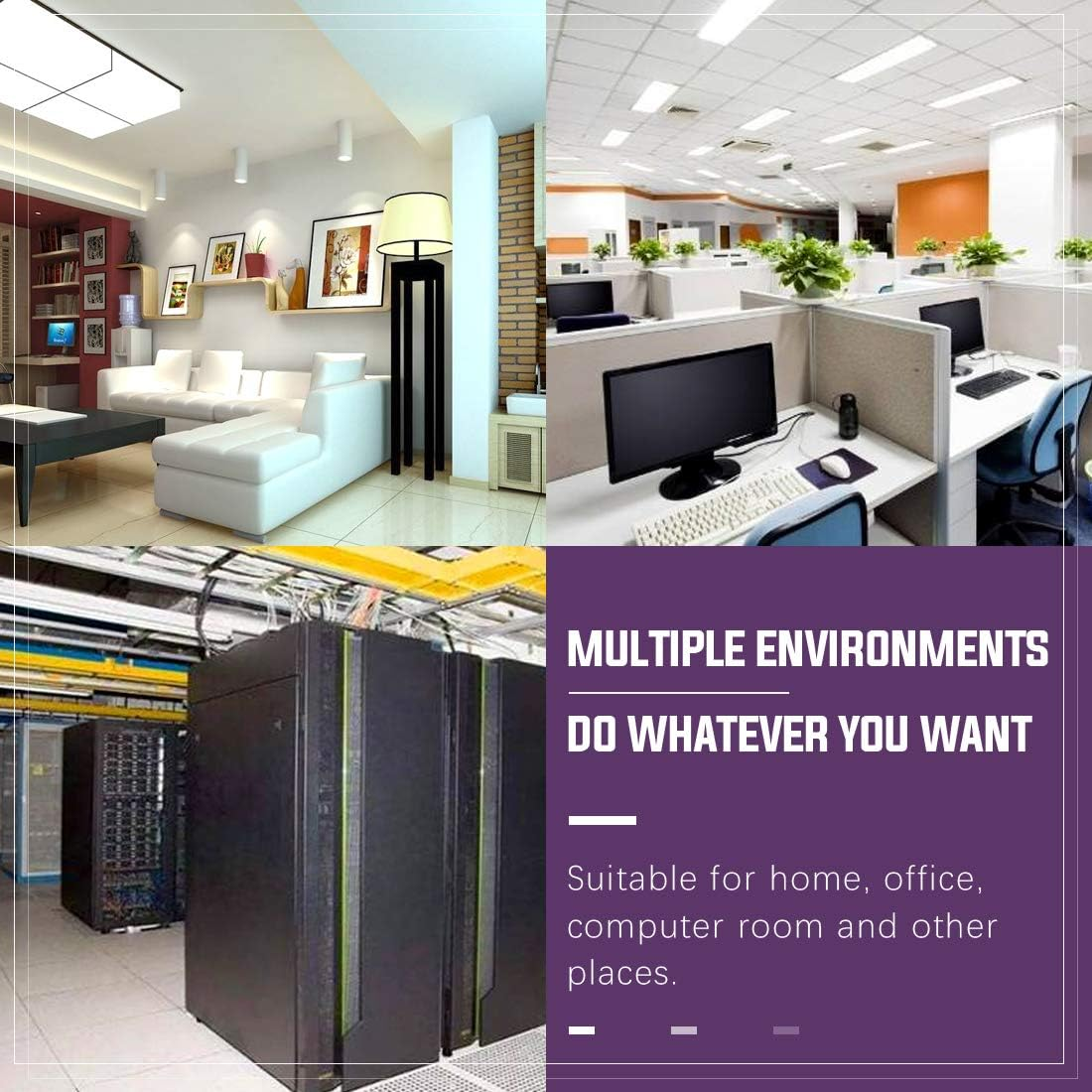 Swpeet 135 Pack 6 Sizes White Nylon Plastic R-Type Cable Clips Clamp Assortment Kit, 1/4" 5/16" 3/8" 1/2" 3/4" 1" Nylon Screw Mounting Cord Fastener Clips with 135 Pack Screws for Wire Management - White image number 5