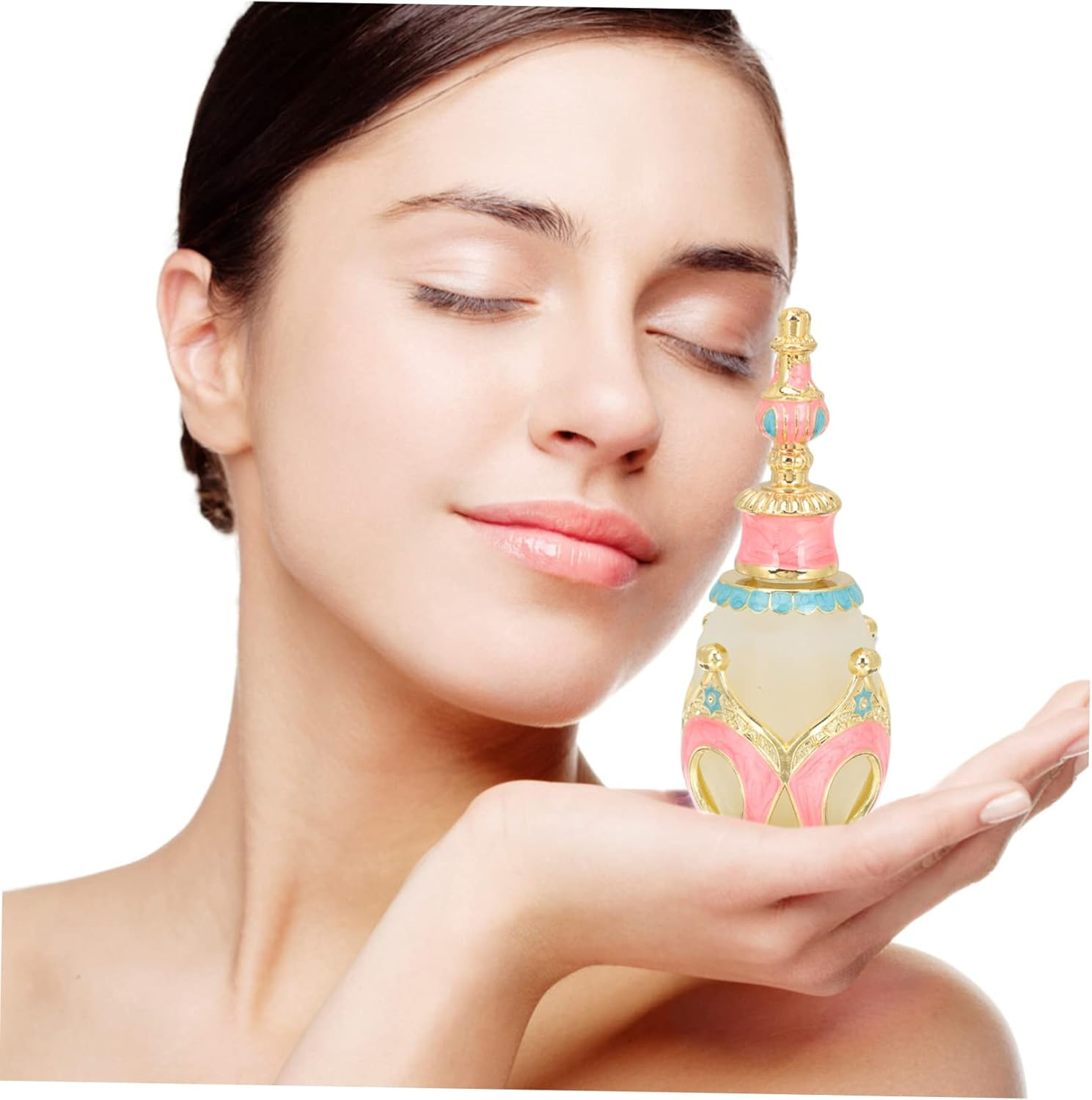 Glass Perfume Bottle Empty Diffuser Bottle for Essential Oils for Desk Decor Perfume Essential Oil for DIY Projects image number 2