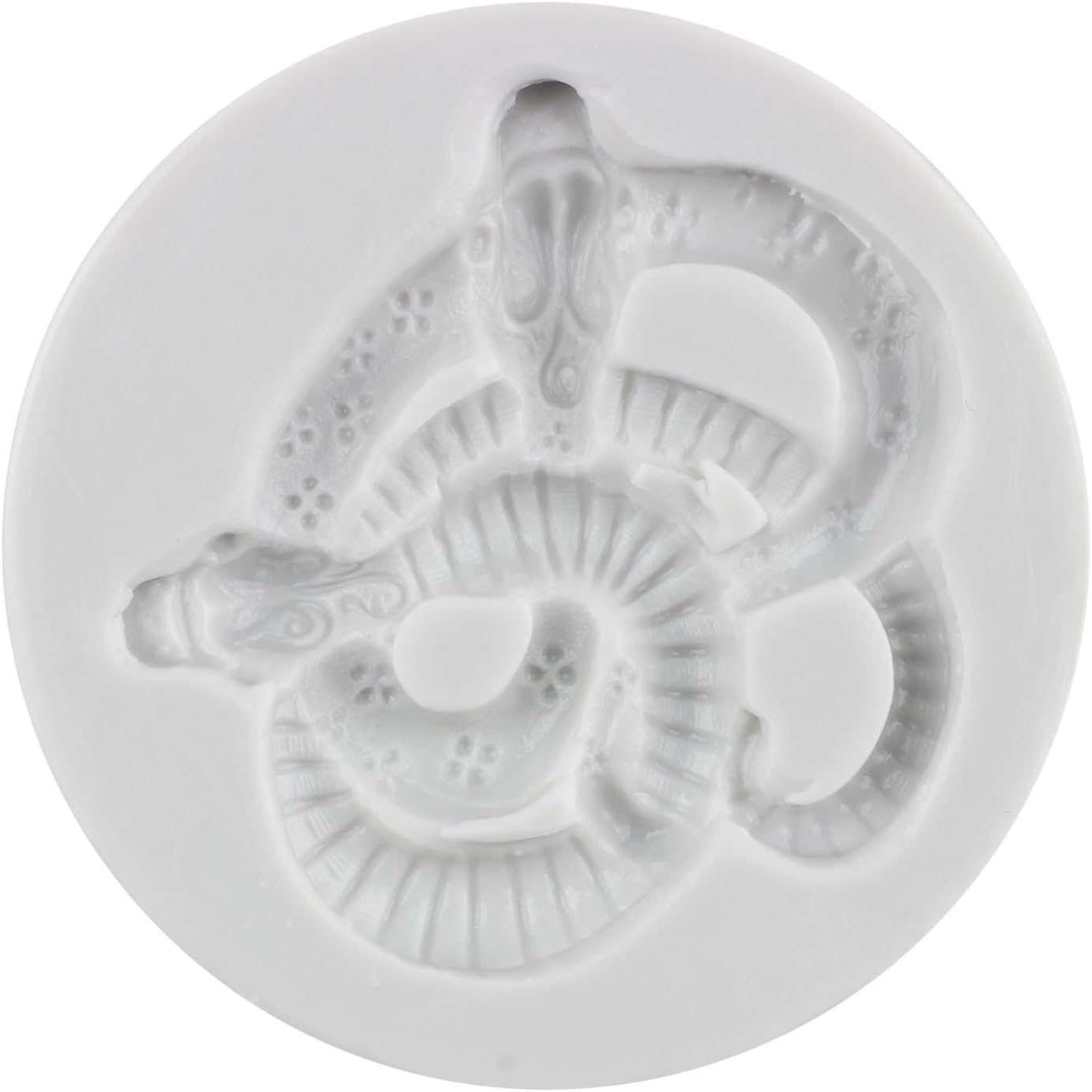 Snake Silicone Fondant Moulds Snake Chocolate Baking Mould Reptile Animal Mould for Sugarcraft Cake Decorating Cupcake Topper Rubber Paste Candy Polymer Clay image number 3