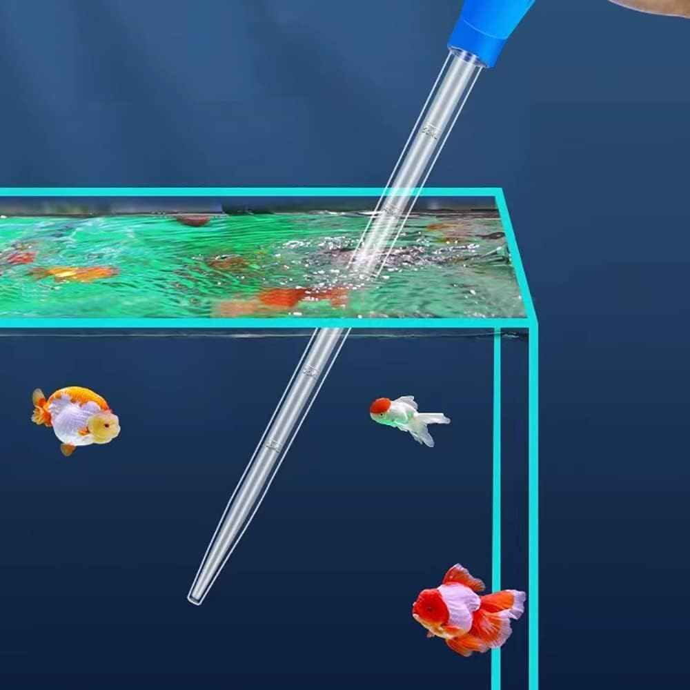 30ML Aquarium Gravel Waste Clean Aquarium Clean Pipette Dropper,Manual Fish Tank Water Changer Aquarium Dropper,Fish Tank Cleaning Waste Remover,For Aquarium Waste Remover image number 3