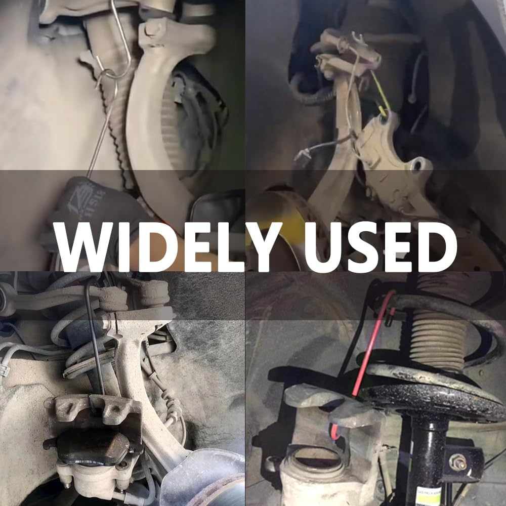 Junecarp 2PCS Brake Caliper Hangers,Durable Brake Caliper Hooks Suspension Tools for Changing Brake Pads,Strong Load-Bearing Brake Caliper Hanger Hooks Automotive Tool for Cars,Trucks (Black/2Pcs) image number 3