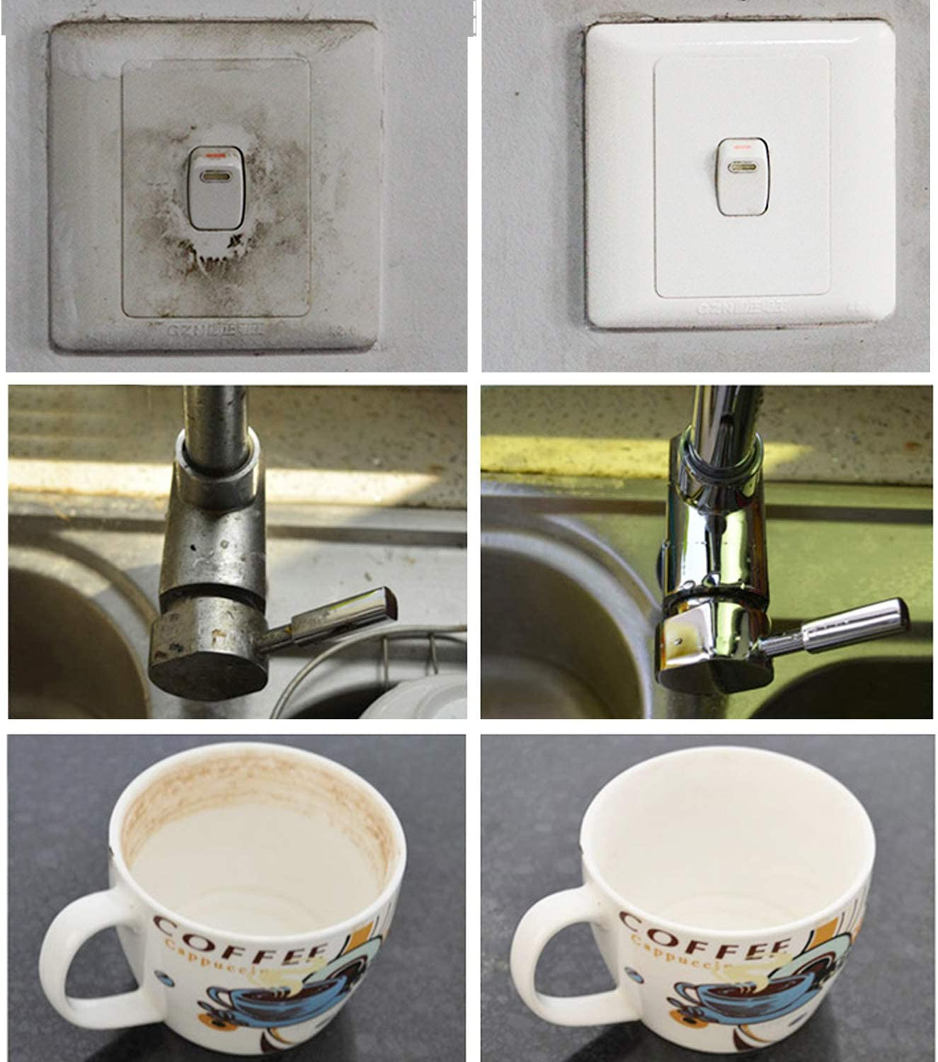 10 Pcs/Lot Magic Sponge Eraser Multi-Functional Melamine Foam Cleaner 100X60X20Mm image number 1