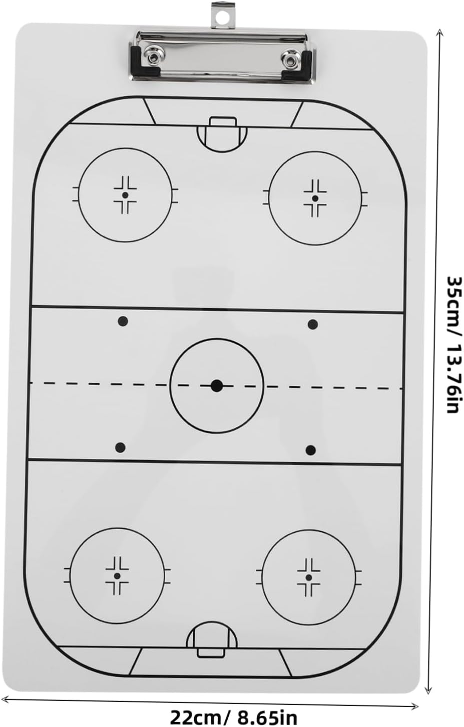 HANABASS Ice Hockey Coaching Board Dry Erase Whiteboard Coaches Clipboard Tactical Planning Board for Training and Strategy Communication in Ice Hockey Games image number 6