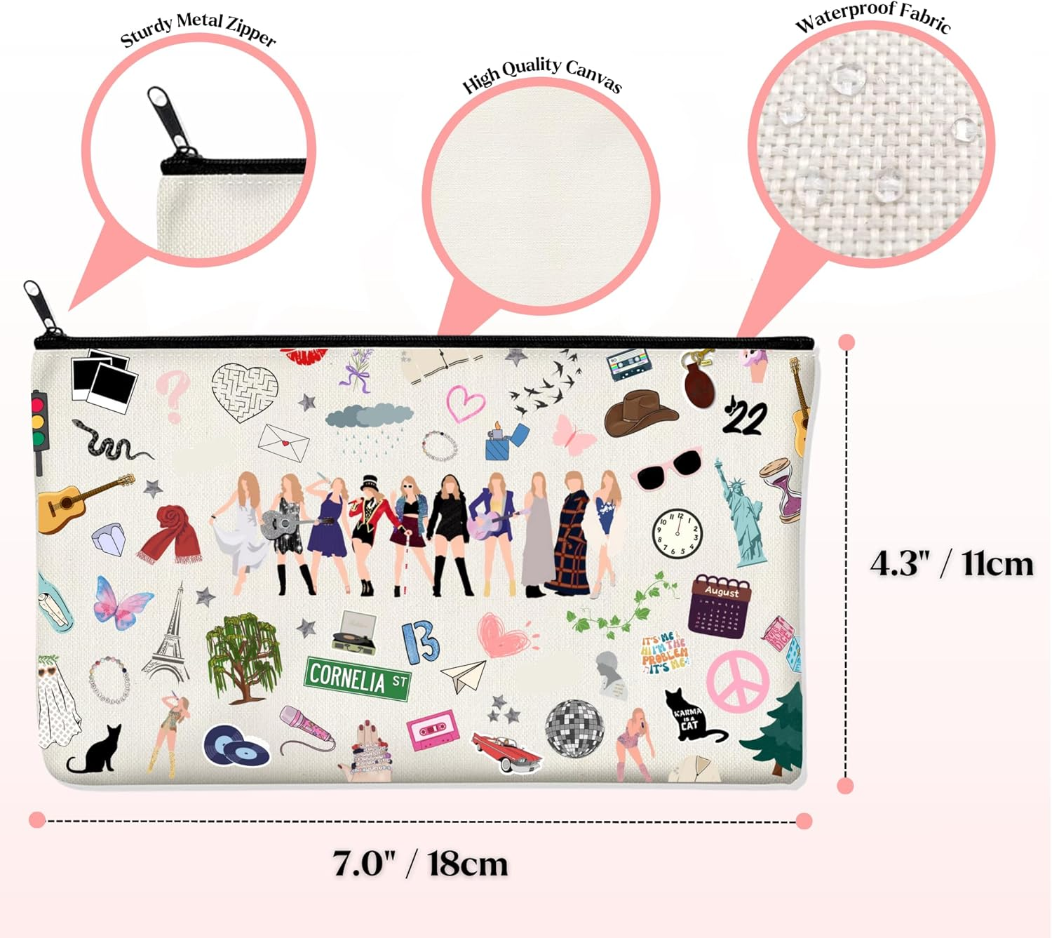 20 PCS Multicolour Cartoon Cosmetic Bags - Party Favors, Goodie Bags & Makeup Storage image number 4