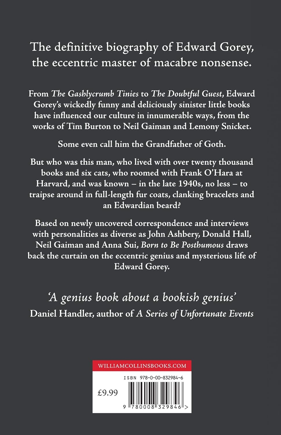 Born to Be Posthumous: the Eccentric Life and Mysterious Genius of Edward Gorey image number 1