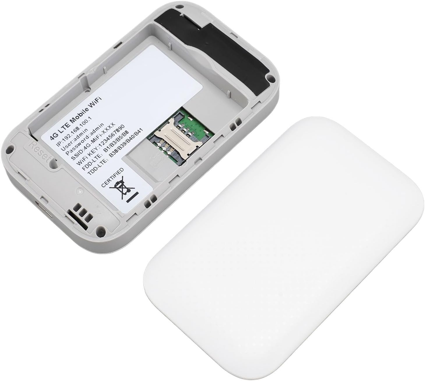 Ejoyous 4G LTE Portable Wifi Router (3000Mah) Supports 4G/3.0G Multi-Bands 300Mbps, Transmission Connects up to 10 Devices, Usb-Powered Plug & Play, for Phones/Laptops/Tvs image number 1