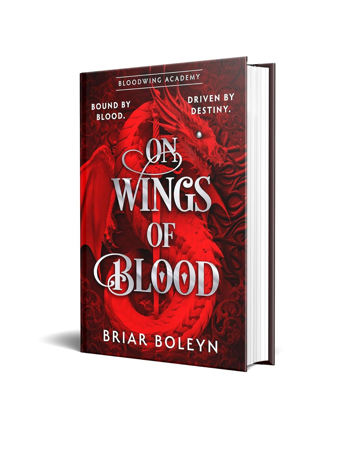 On Wings of Blood (Bloodwing Academy, Book 1): the New and Hottest, MUST-READ Dark Academia, Enemies-To-Lovers Fantasy Romance, with Dragons and Vampires, for 2025! (Bloodwing Academy, Book 1)