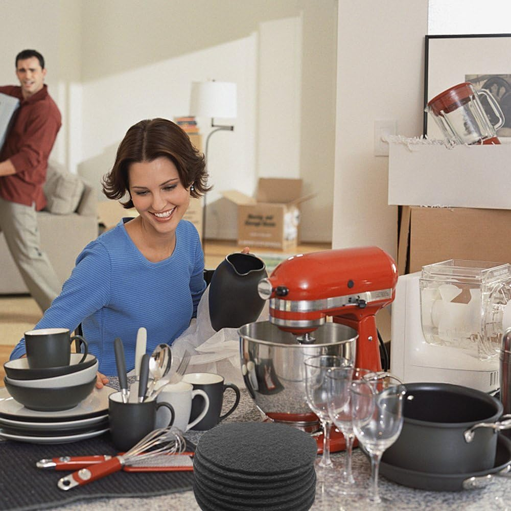 Compost Bin Charcoal Filters, Danzix 8 Packs Kitchen Compost Bucket Activated Charcoal Filters Replacements Sheets image number 3