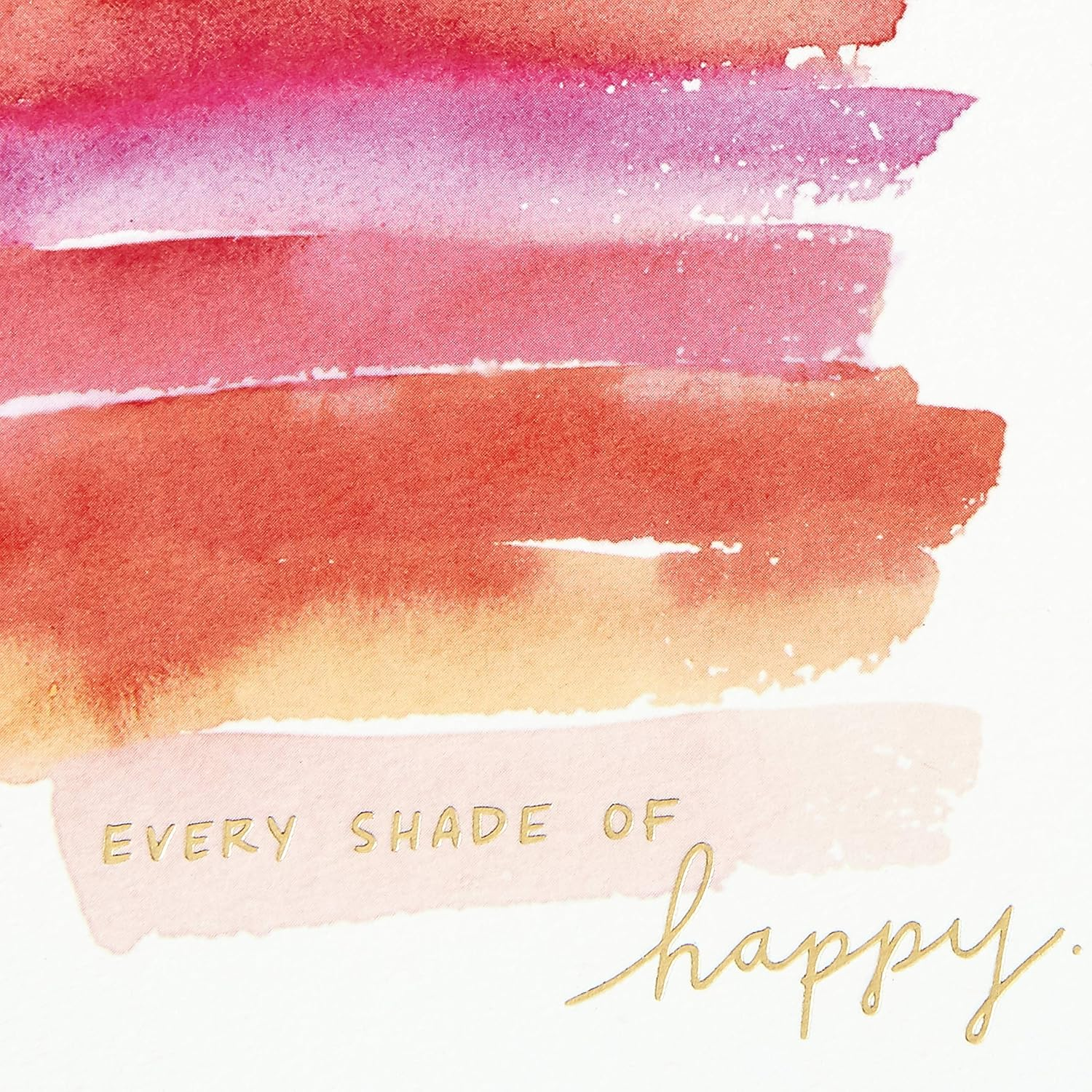 Hallmark Pack of 24 Assorted Blank Cards, Modern Pink and Gold Foil image number 4