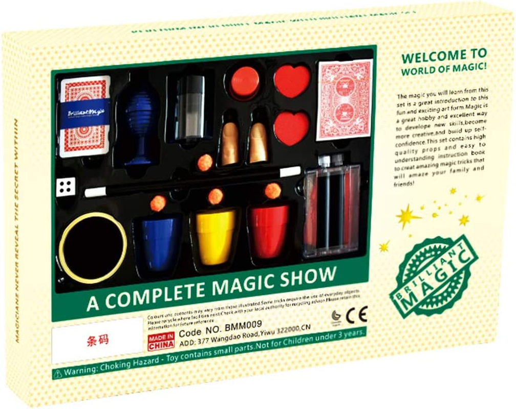 Newest Incredible Magic Tricks Set Box Includes 15 Great Magic Props Collection for Kids - Manual Operation, No Batteries Required image number 1