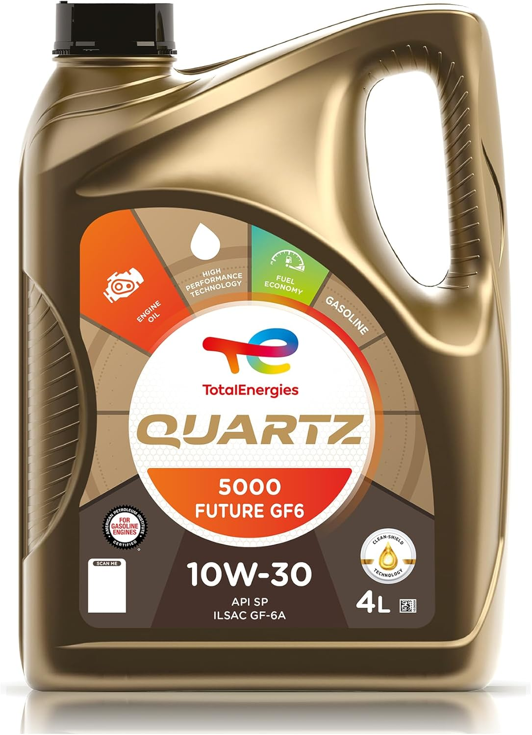 Totalenergies Quartz 5000 GF6 10W-30 Engine Oil 4L &ndash; Premium Mineral Oil for Petrol Engines &ndash; API SP, ILSAC GF-6A &ndash; Enhanced Fuel Efficiency & Engine Protection image number 2